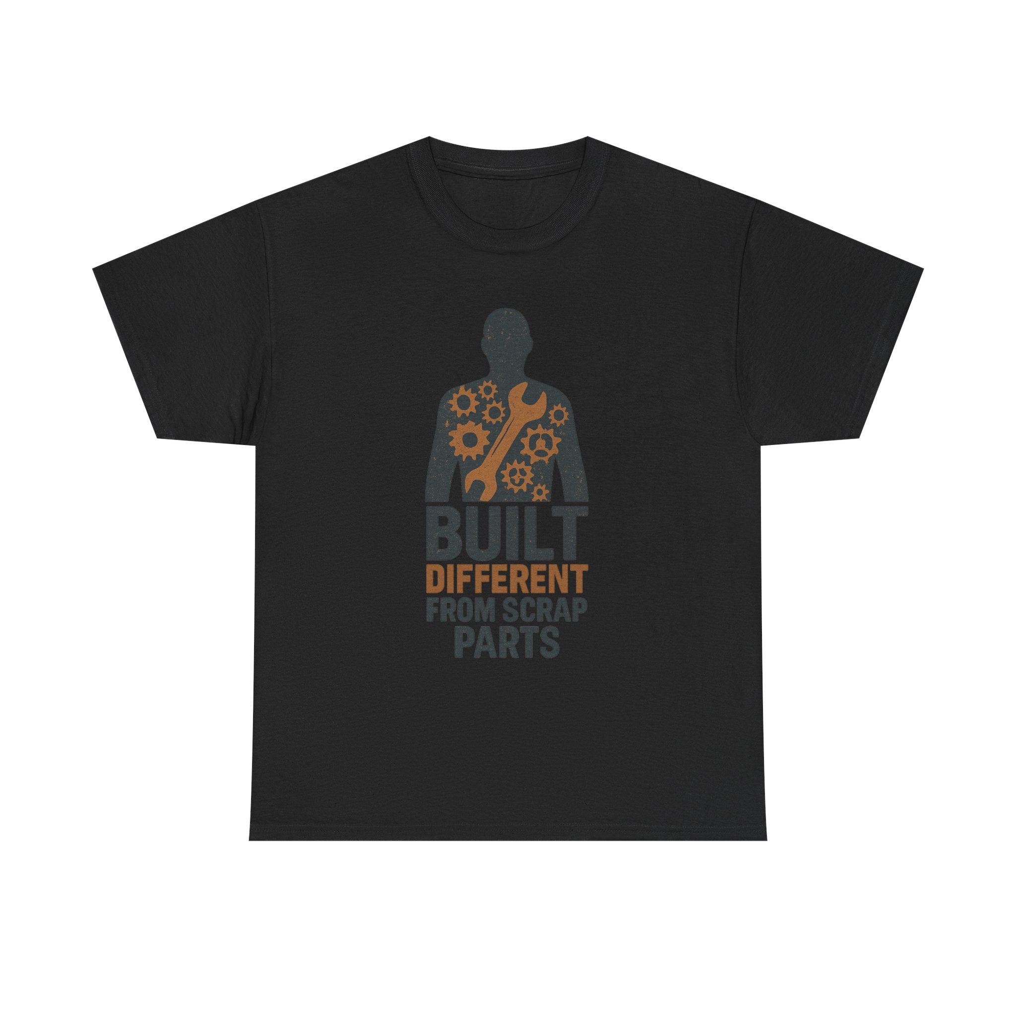 Built Different From Scrap Parts T-Shirt | Unique Gift | Graphic Tee