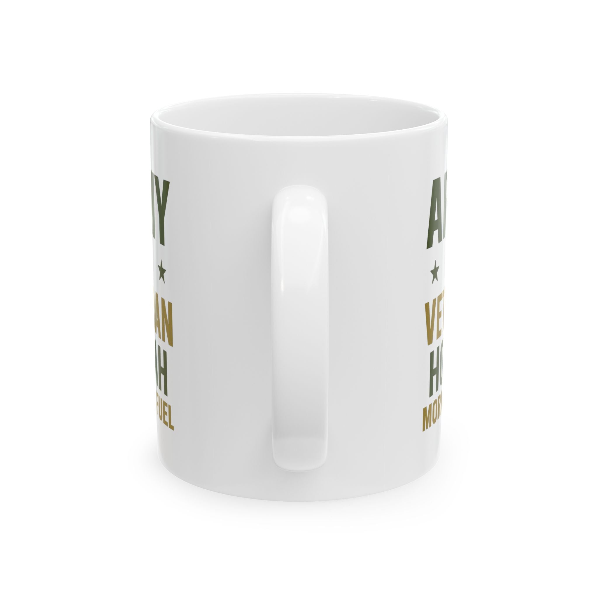 Army Veteran Hooah Morning Fuel Coffee Mug | Veteran Gift | Ceramic Mug