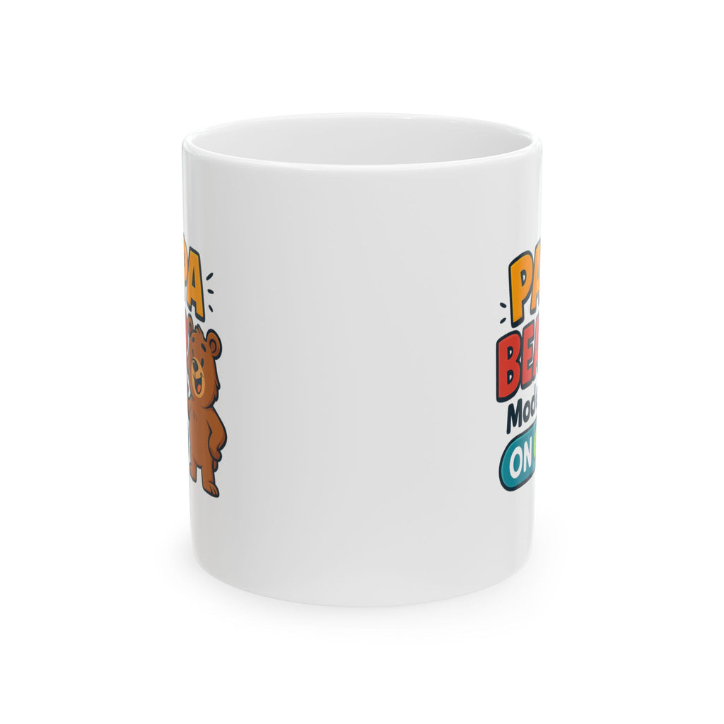 Papa Bear Mode Permanently Activated Coffee Mug | Funny Dad Gift | Ceramic Mug
