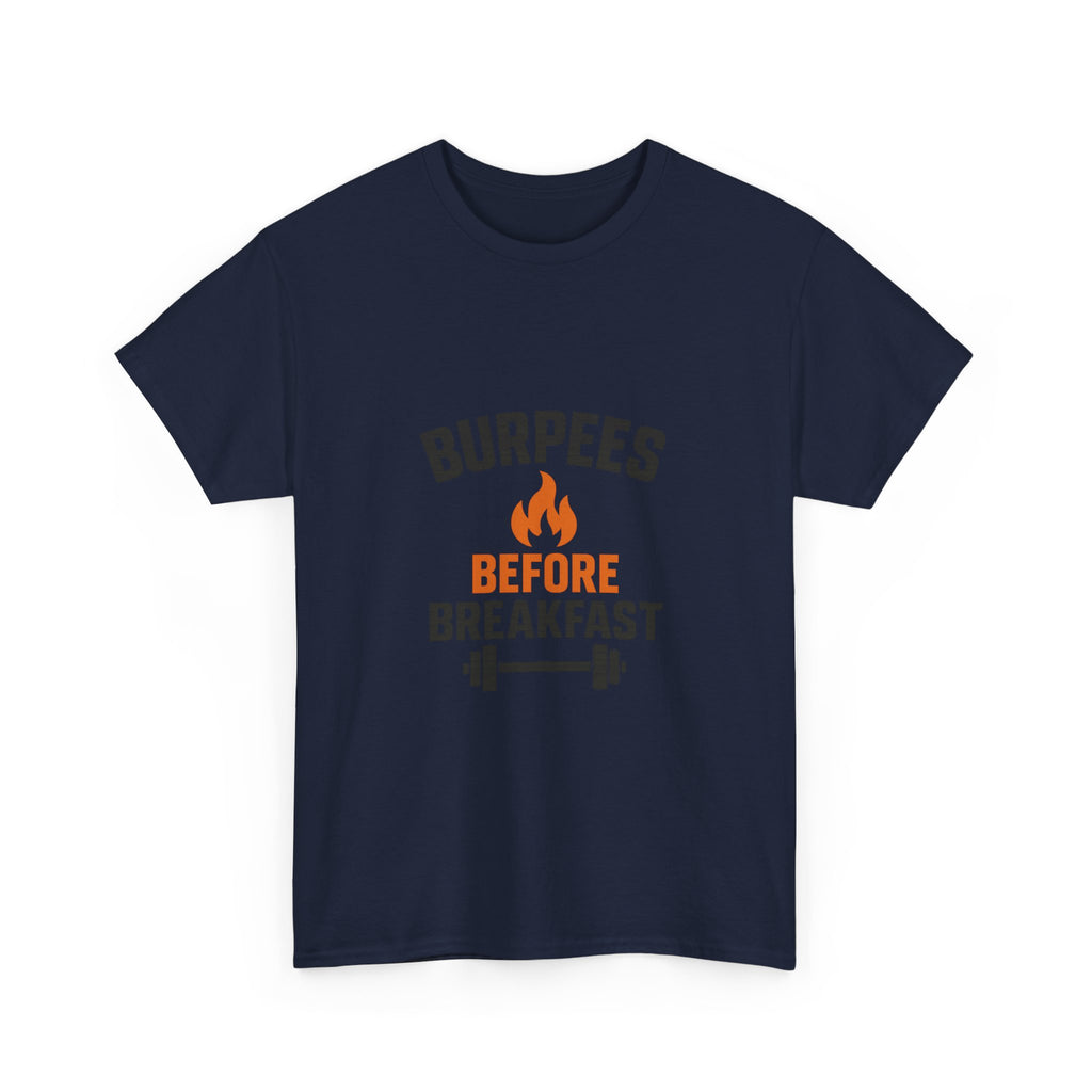 CrossFit Mom Burpees Before Breakfast T-Shirt | Gift for Mom | Graphic Tee