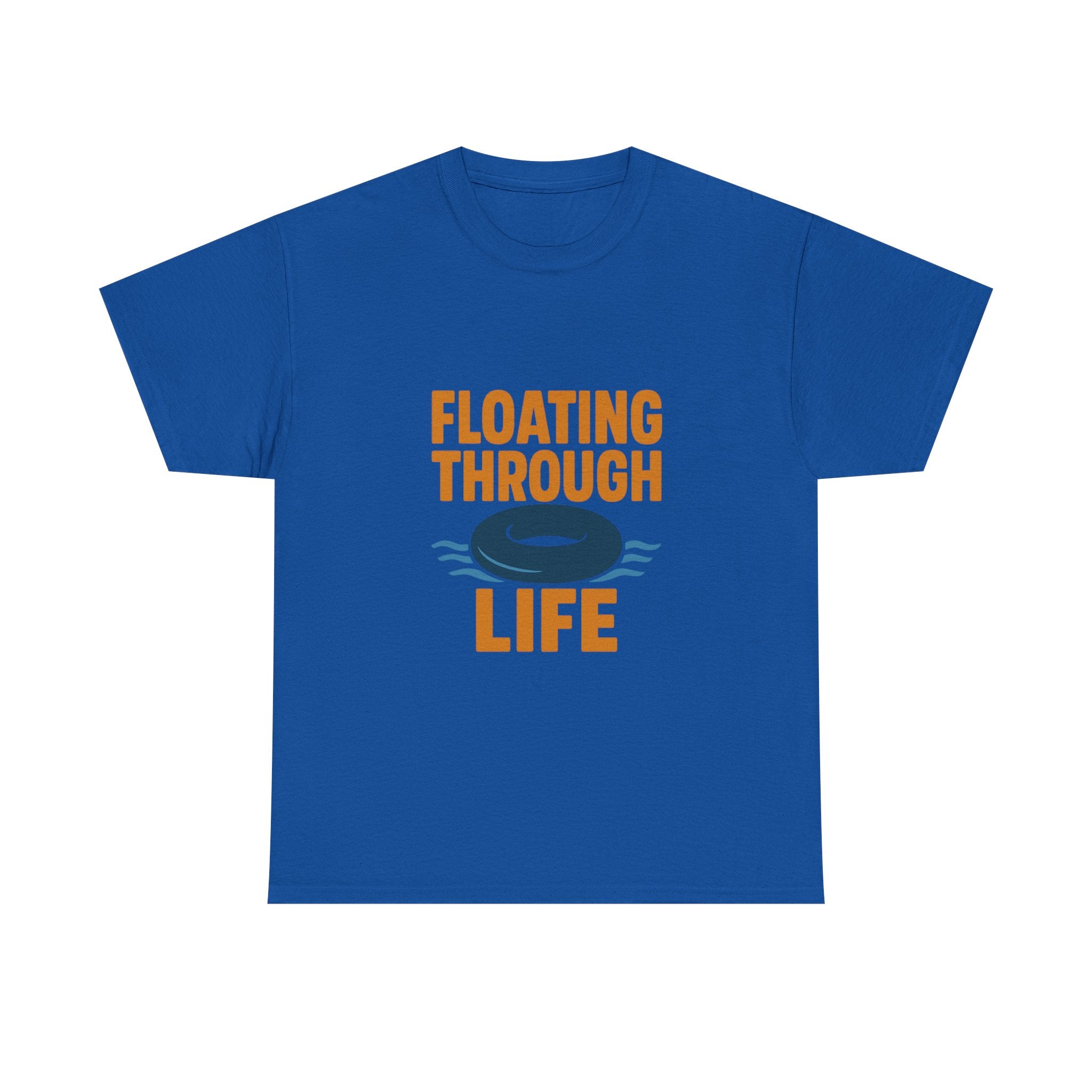 River Rat Floating Through Life T-Shirt | Unique Gift | Graphic Tee