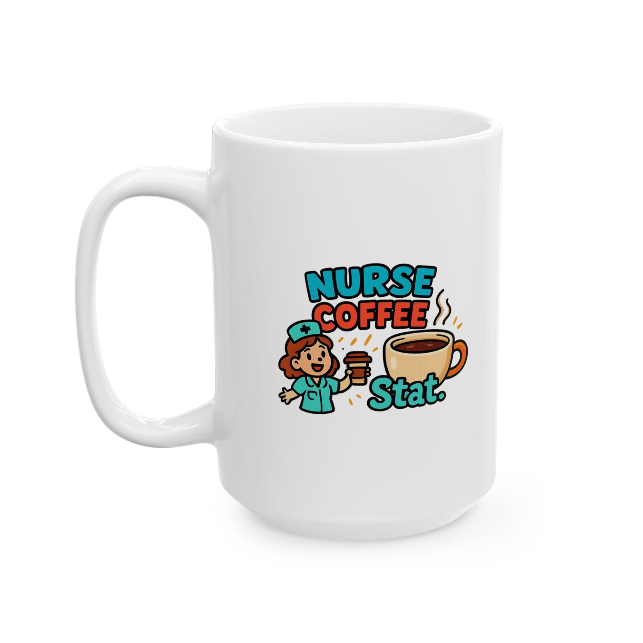 Nurses Run On Coffee Not Sleep Coffee Mug | Nurse Humor Gift | Ceramic Mug
