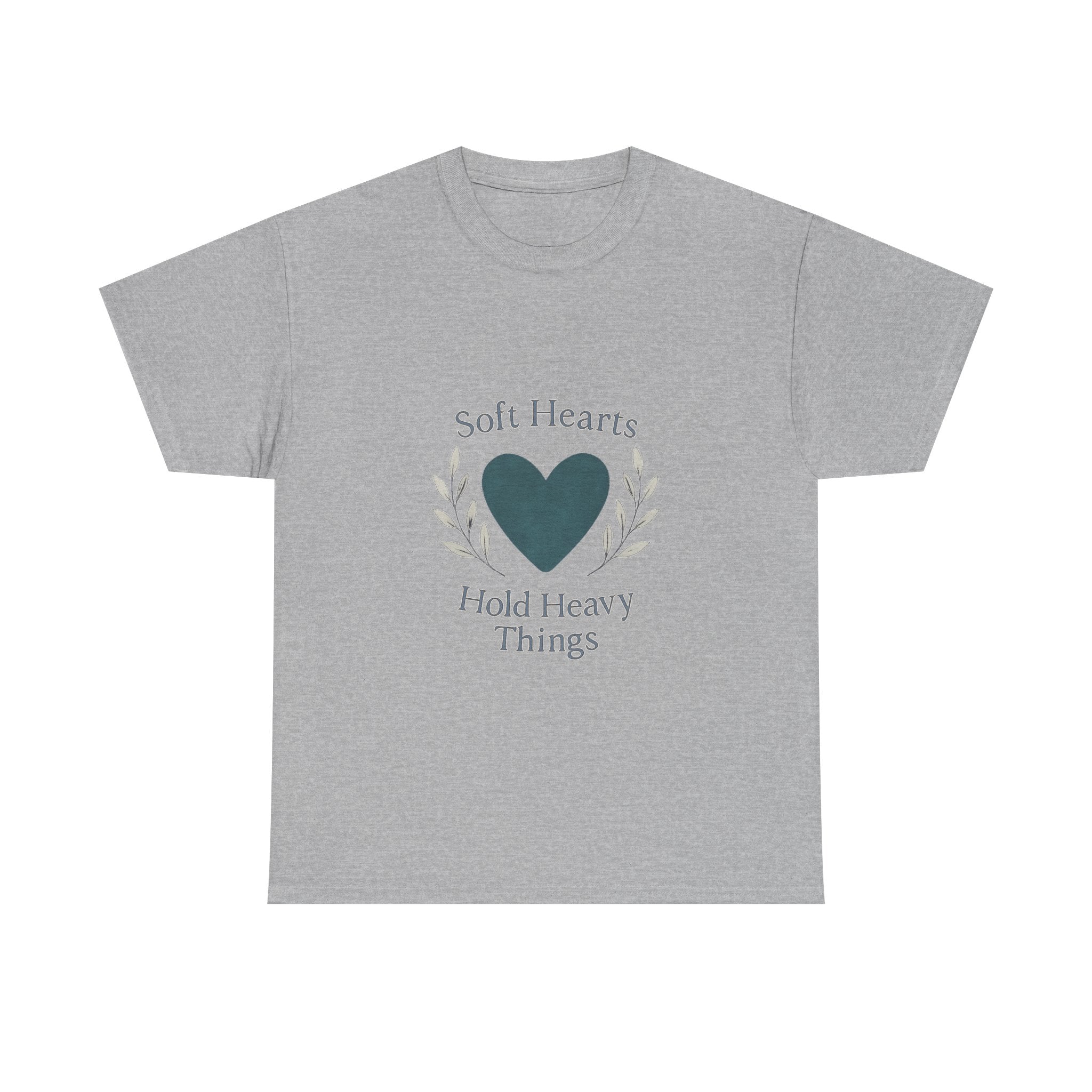 Grief Support Soft Hearts Hold Heavy Things T-Shirt