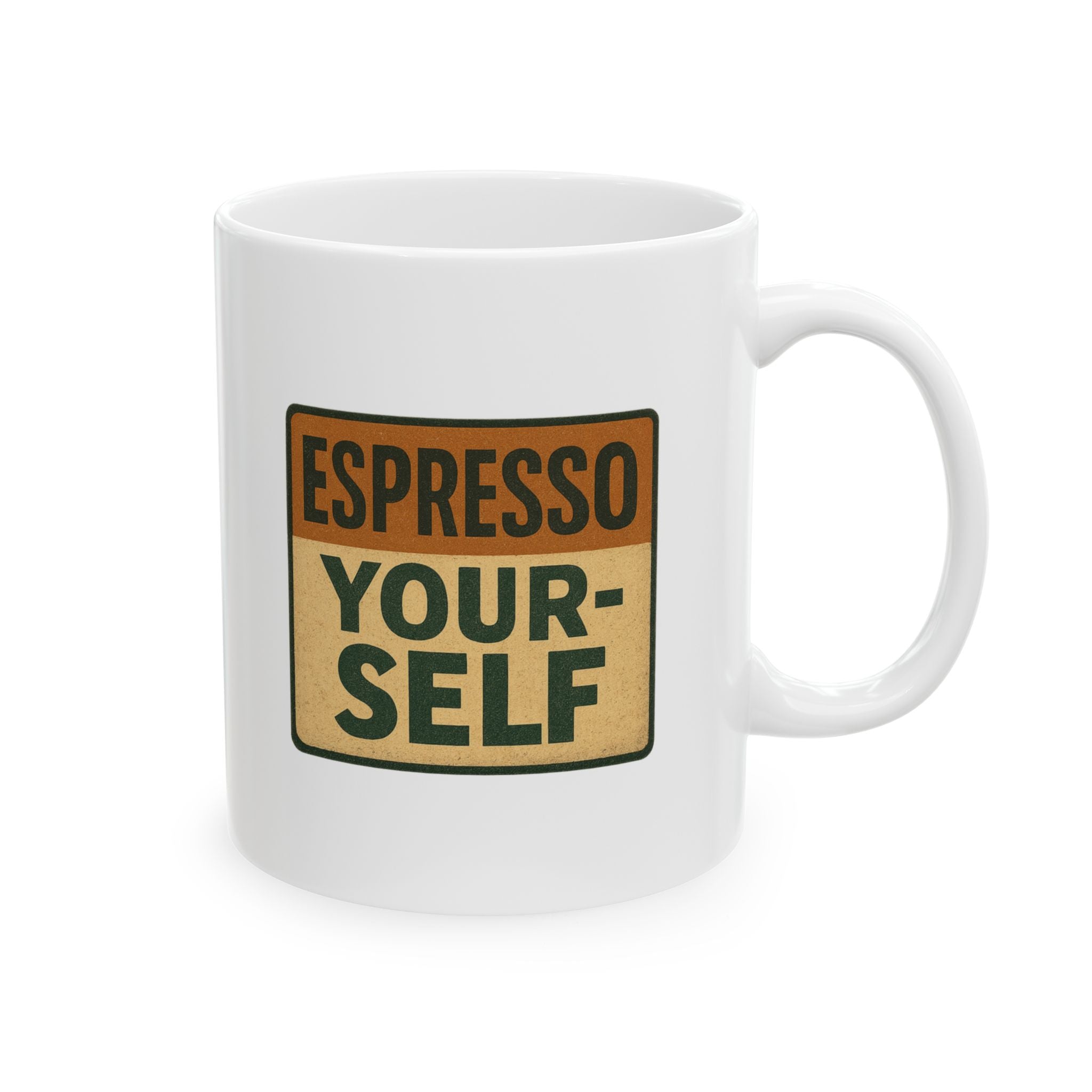 Always Espresso Yourself Coffee Mug | Funny Coffee Pun Gift | Ceramic Mug