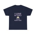 Introverted Mom I Love My Family From Right Here T-Shirt | Gift for Mom | Graphic Tee