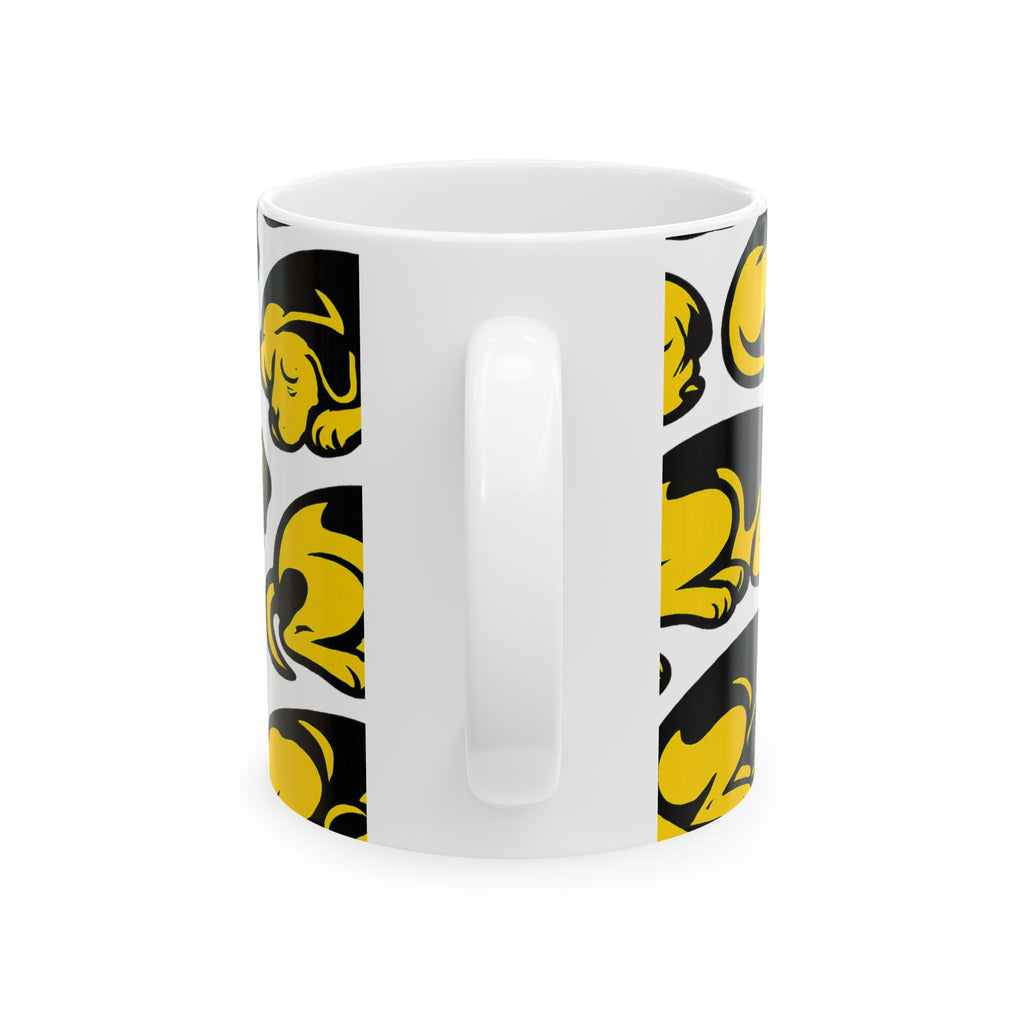 Bold Sleeping Dogs Full Wrap Coffee Mug | Dogs Gift | Ceramic Mug