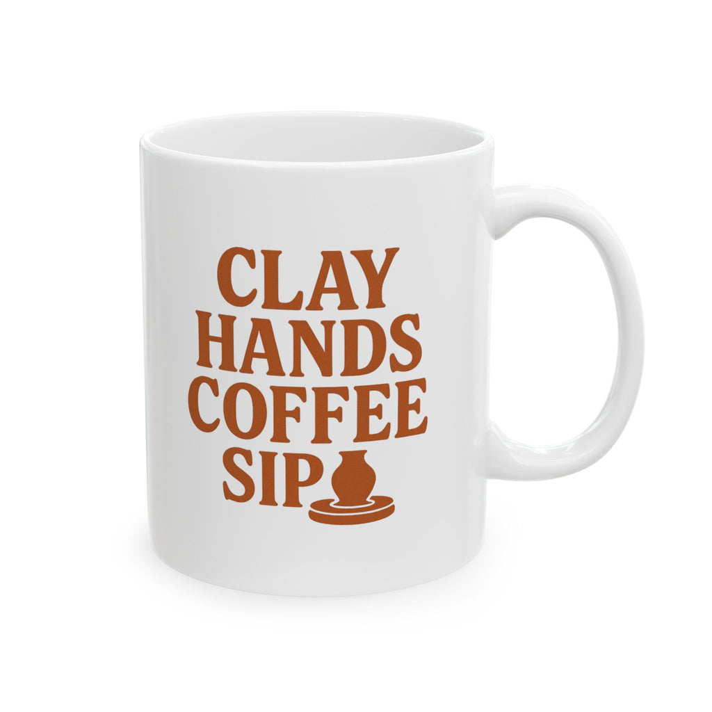 Pottery Maker Clay Hands Coffee Sip Coffee Mug | Coffee Lover Gift | Ceramic Mug