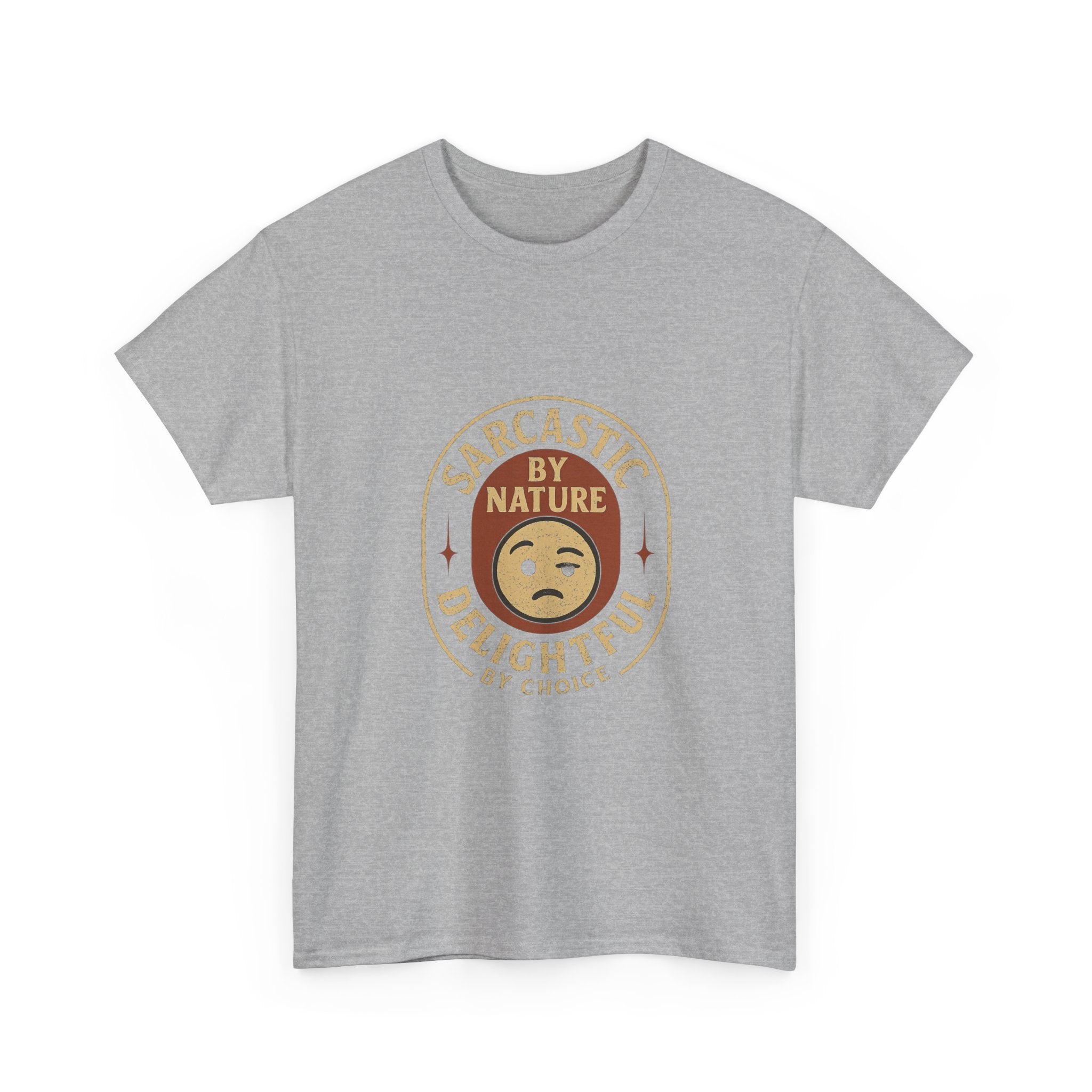 Sarcastic By Nature Delightful By Choice T-Shirt | Unique Gift | Graphic Tee