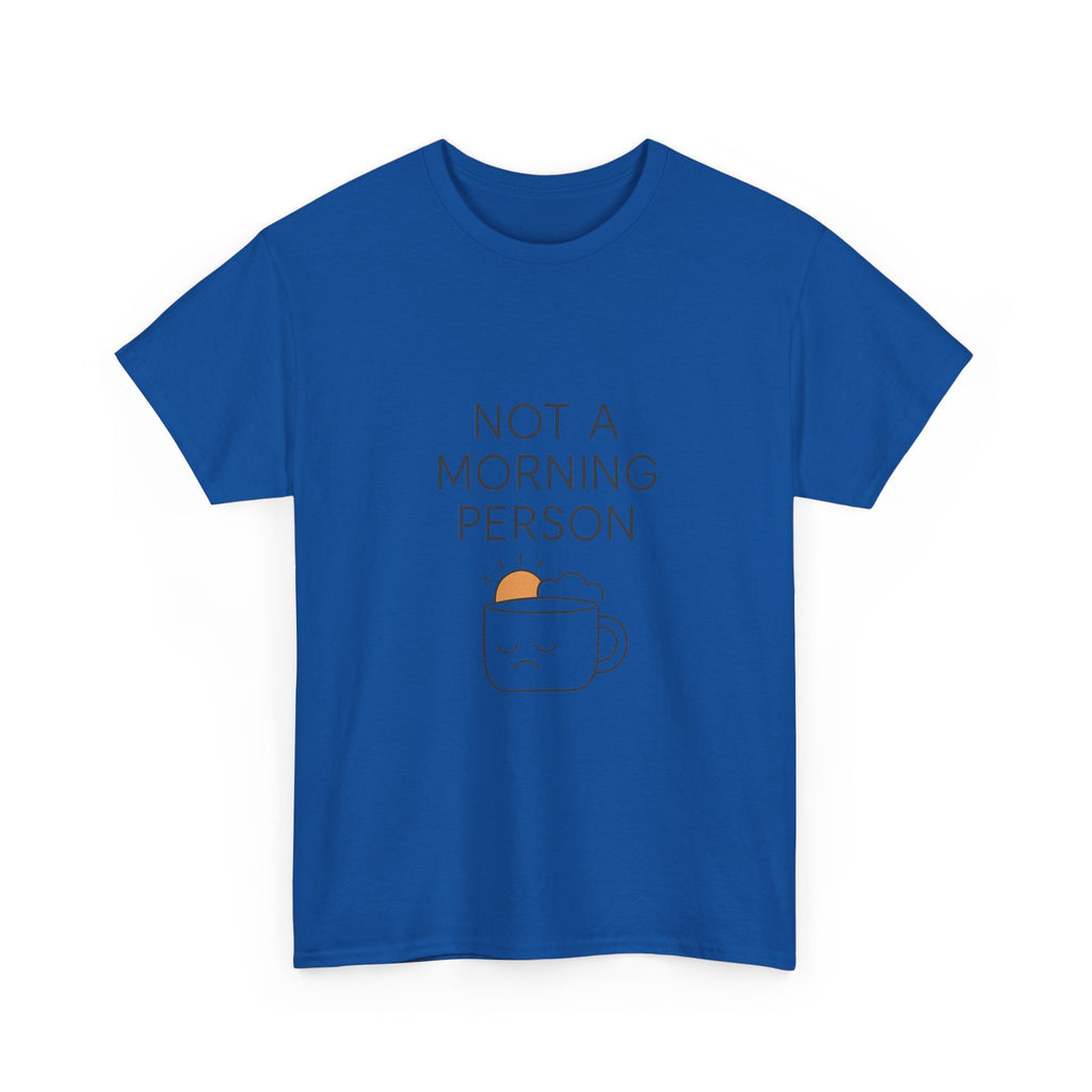 Not A Morning Person End Of Discussion T-Shirt | Funny Gift | Graphic Tee
