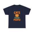 Introvert Powered By Cats T-Shirt | Funny Antisocial Cat Gift | Graphic Tee