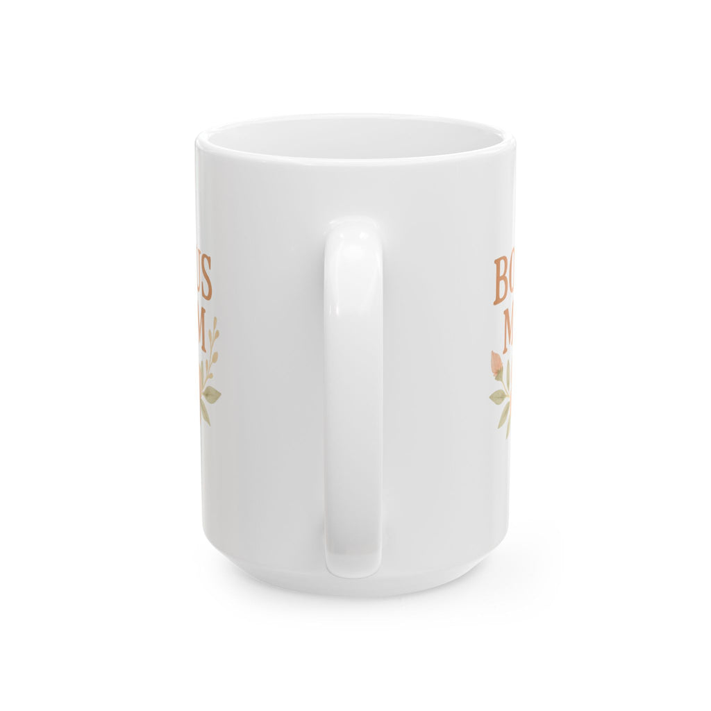 Not The Bio Mom The Bonus Mom Coffee Mug | Funny Stepmom Gift | Ceramic Mug