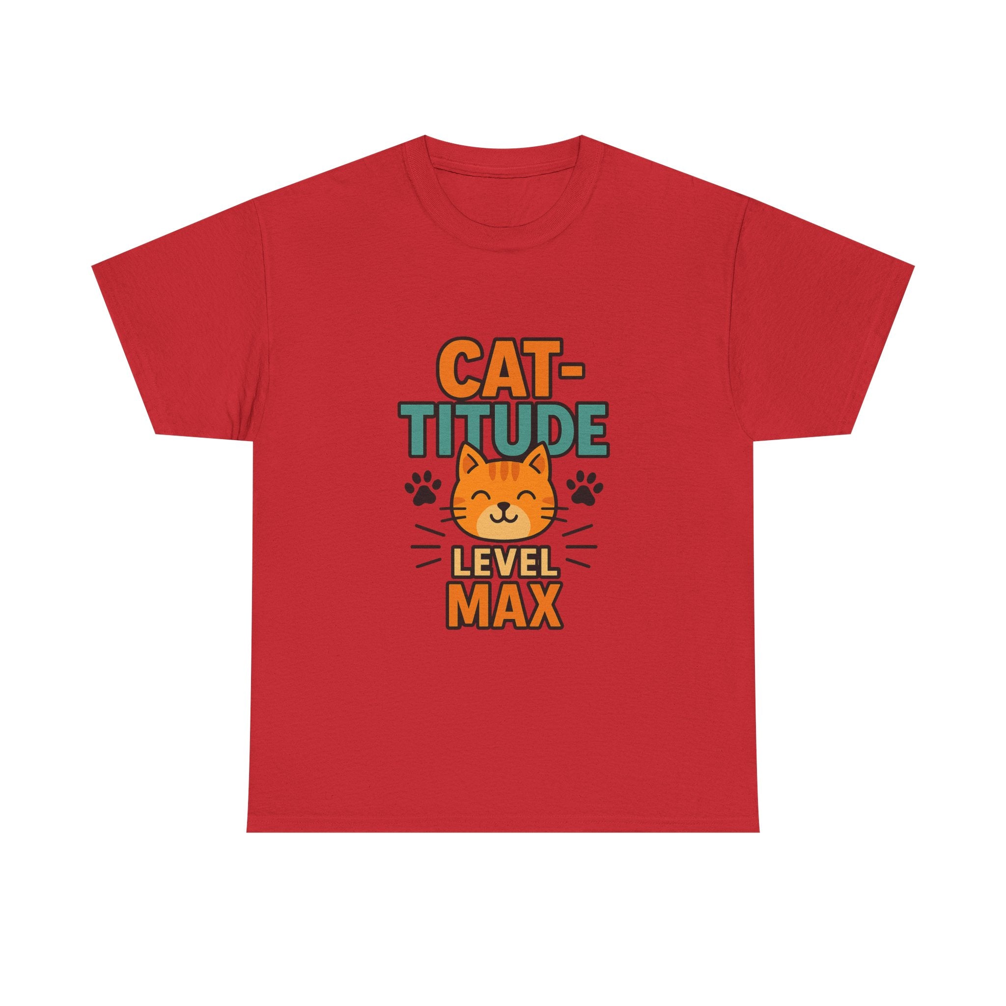 Not Grumpy Just Have Cat-titude T-Shirt | Funny Cat Humor | Graphic Tee