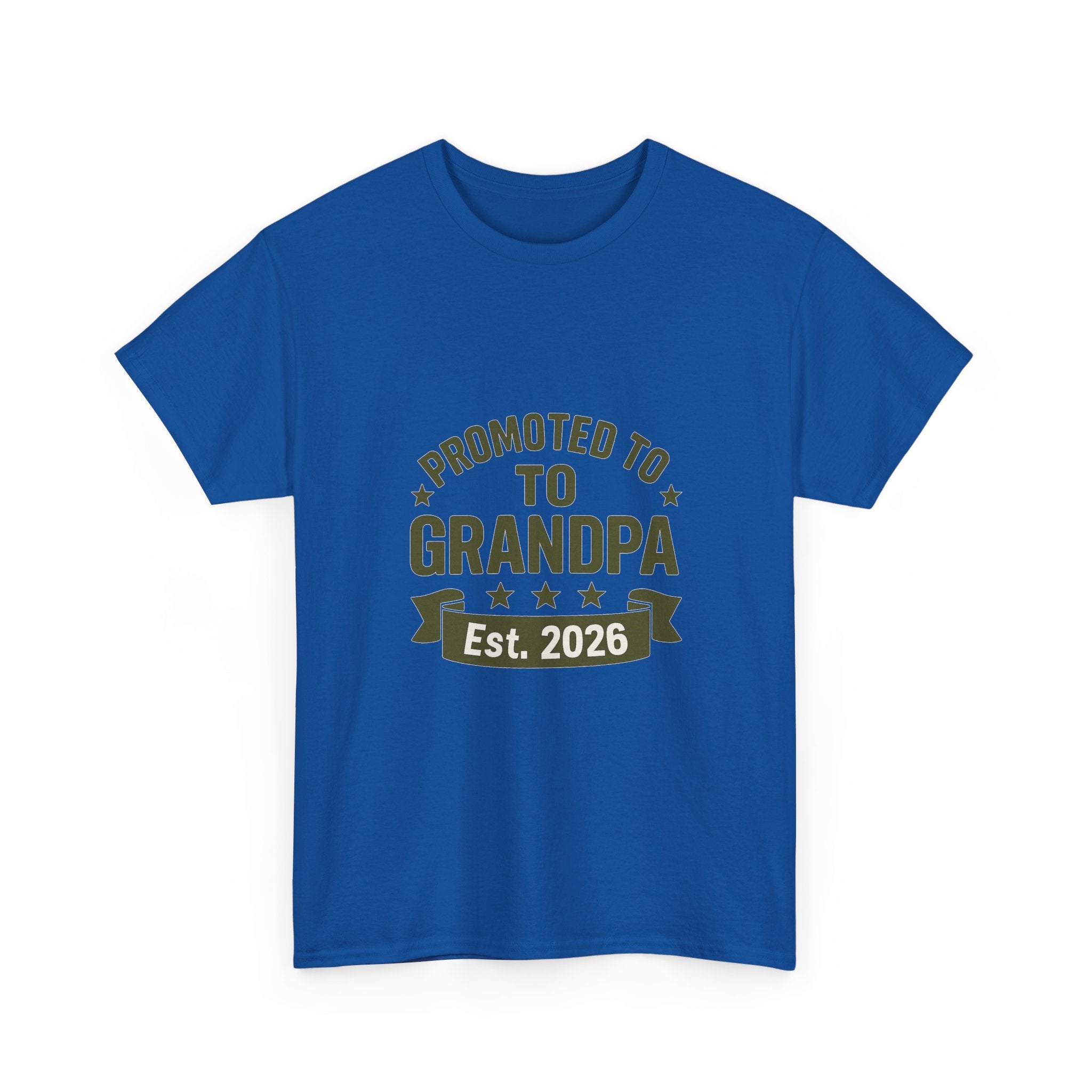 Promoted To Grandpa Est 2026 T-Shirt | Gift for Grandpa | Graphic Tee
