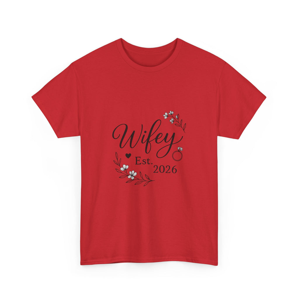 Wifey Est 2026 Bride T-Shirt | Unique Gift | Graphic Tee