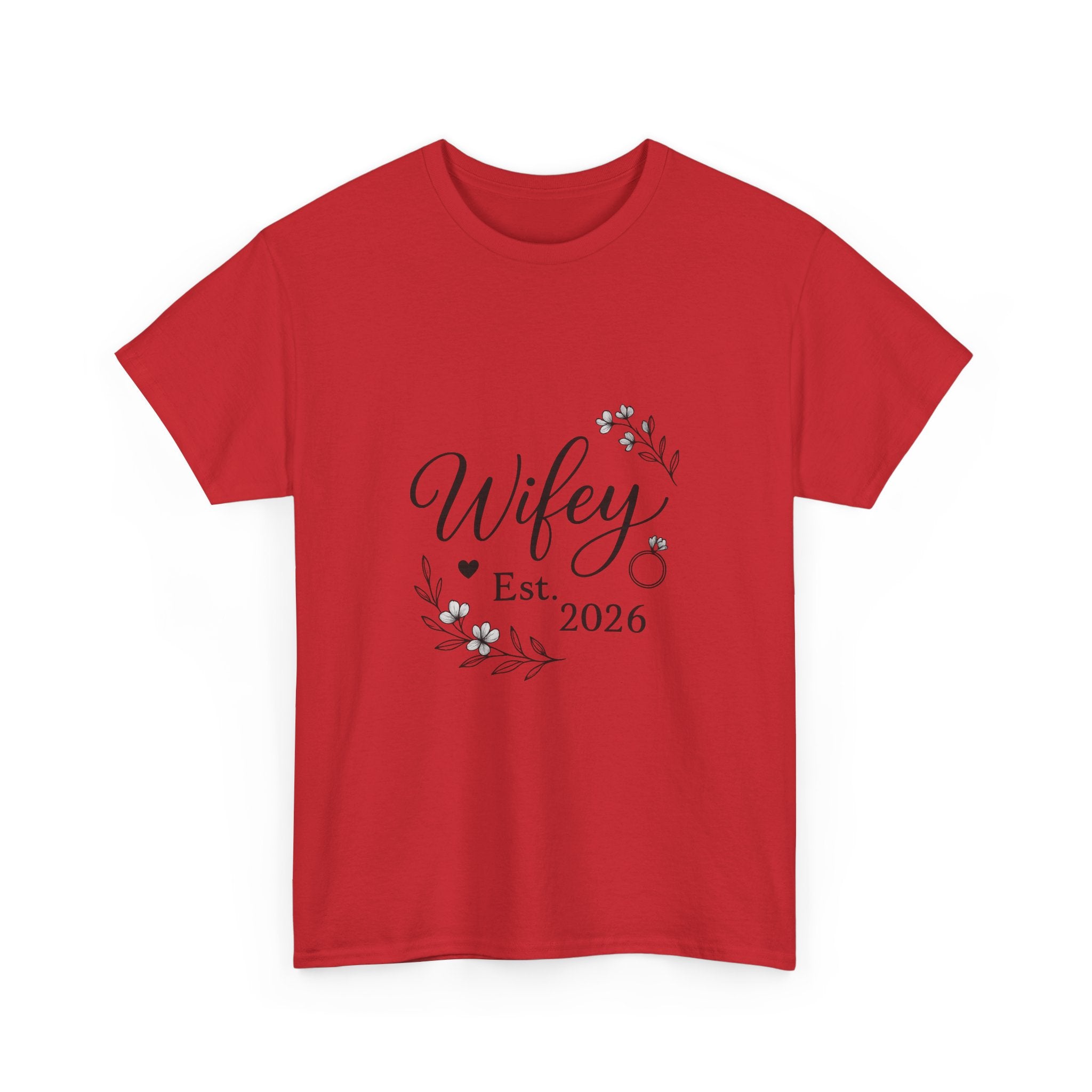 Wifey Est 2026 Bride T-Shirt | Unique Gift | Graphic Tee