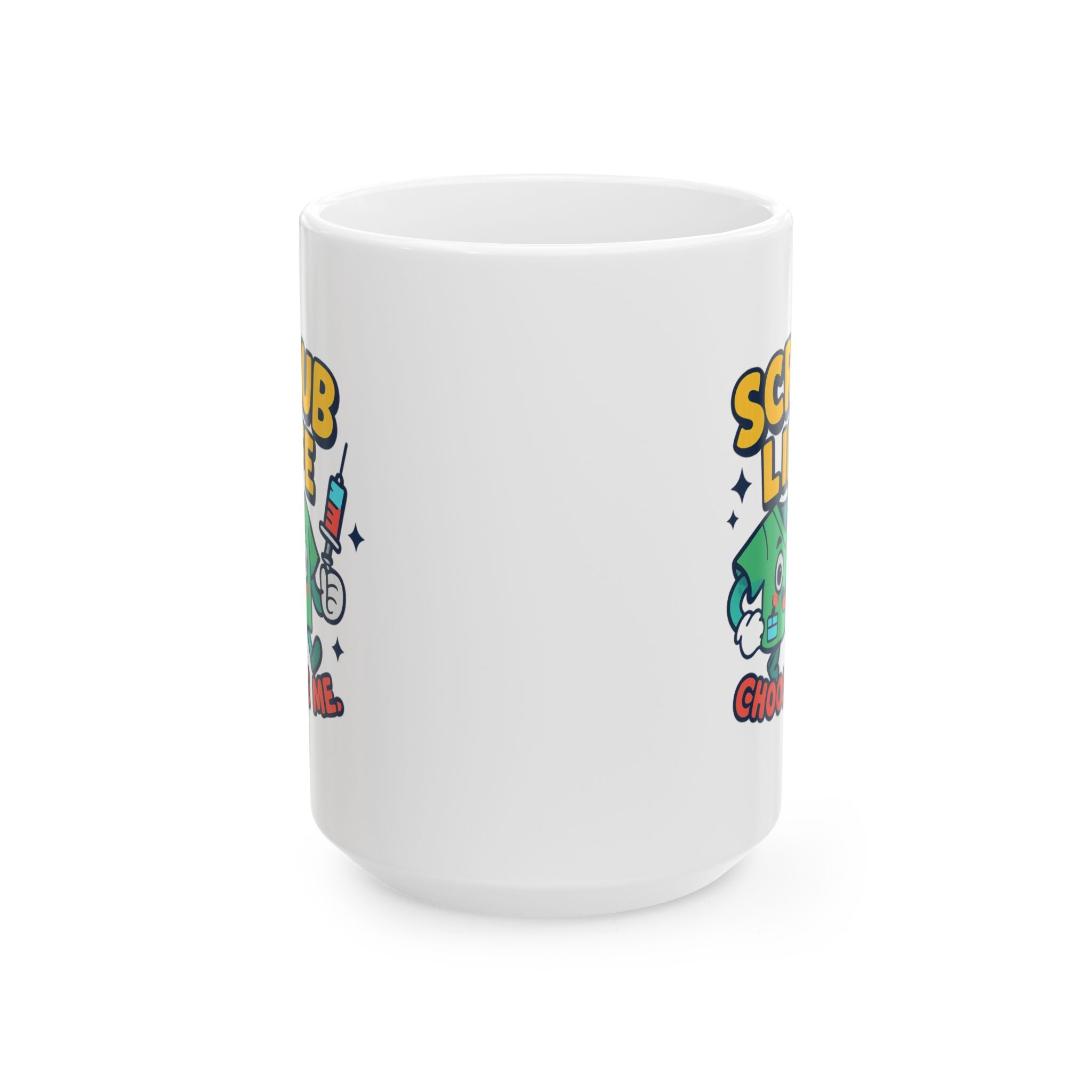 Scrubs On Coffee In Nurse Mode Coffee Mug | Funny Nurse Humor | Ceramic Mug
