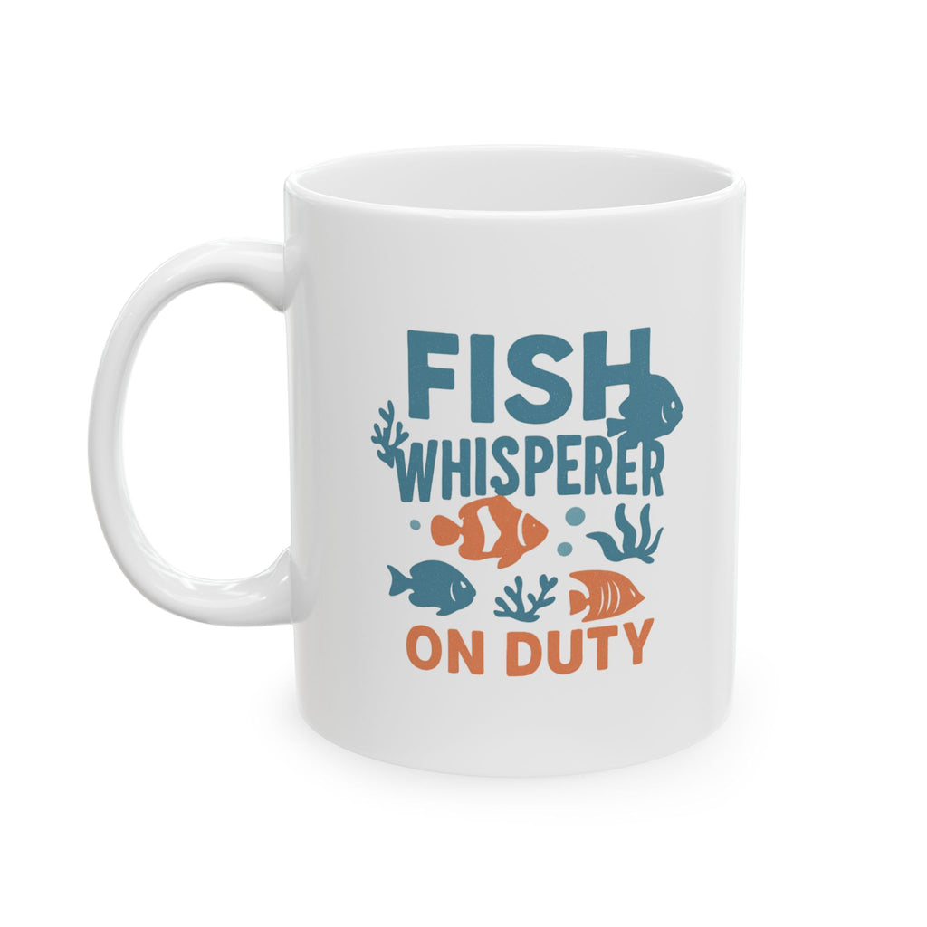 Aquarium Keeper Fish Whisperer On Duty Coffee Mug | Aquarium Lover Gift | Ceramic Mug
