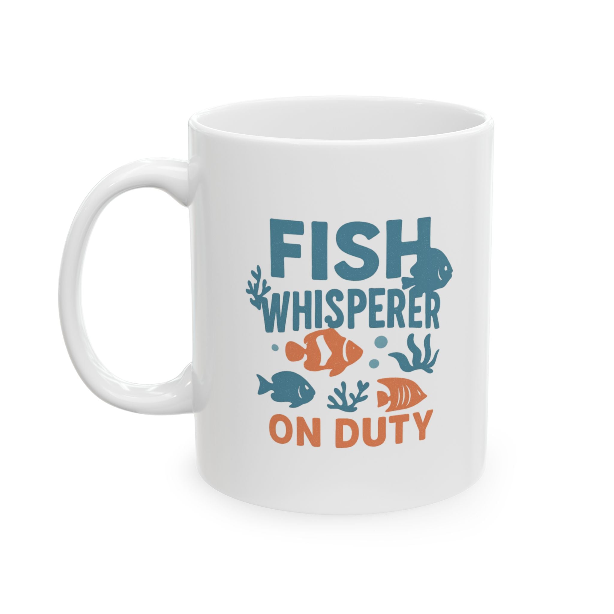 Aquarium Keeper Fish Whisperer On Duty Coffee Mug | Aquarium Lover Gift | Ceramic Mug