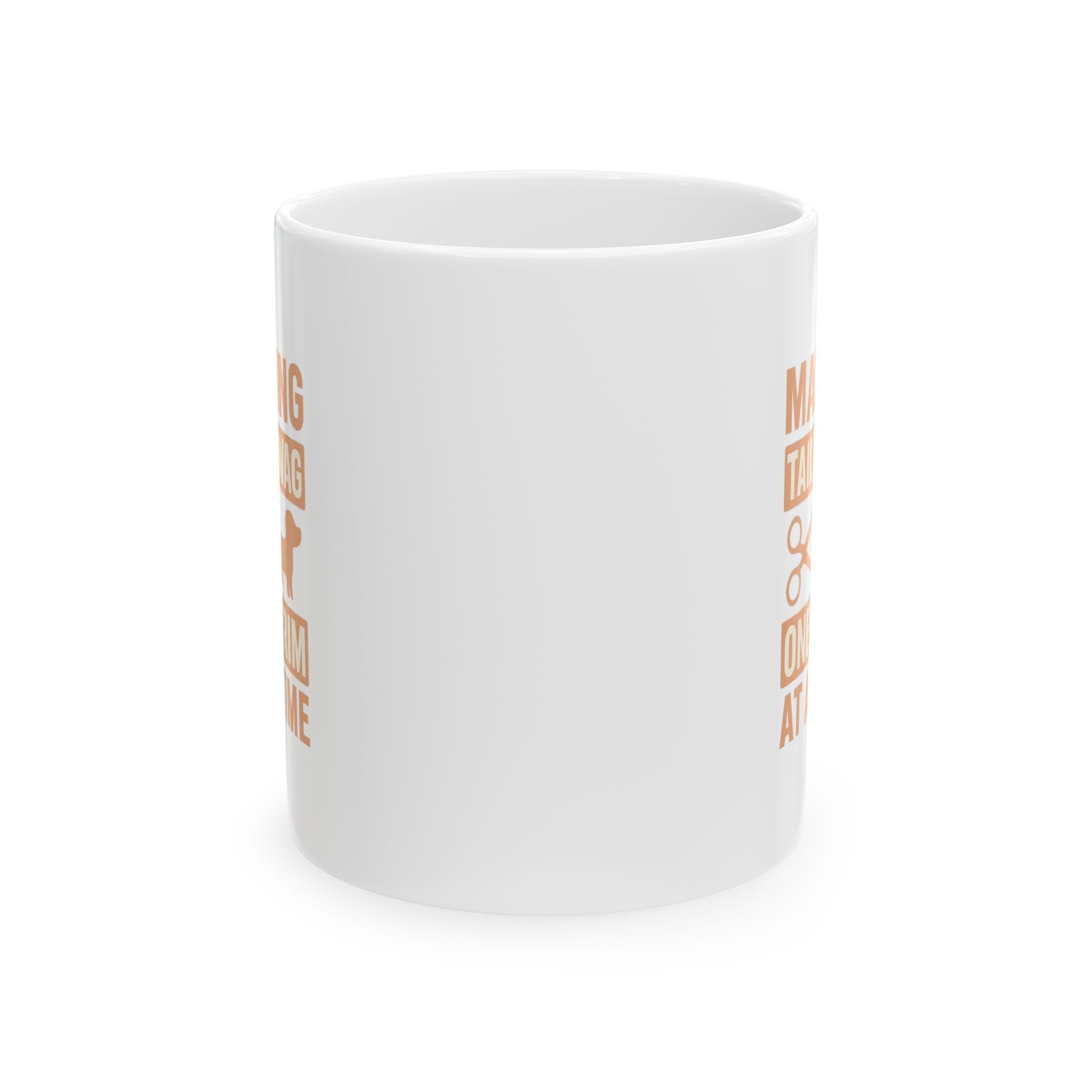 Groomer Making Tails Wag One Trim At A Time Coffee Mug | Unique Gift | Ceramic Mug