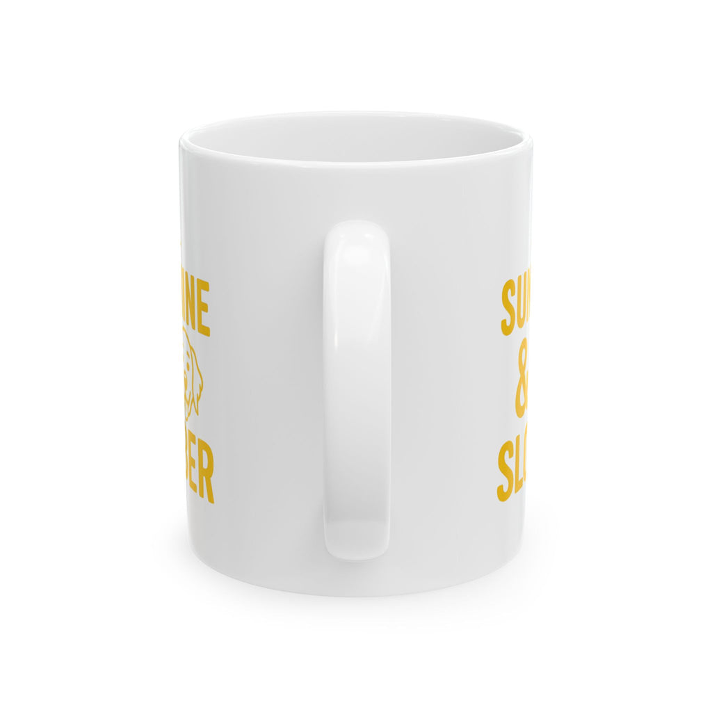 Golden Retriever Mom Sunshine And Slobber Coffee Mug | Gift for Mom | Ceramic Mug