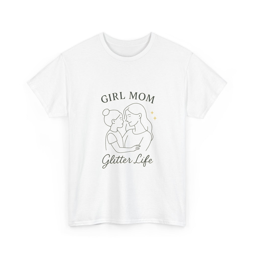Girl Mom Hair Bows And Chaos T-Shirt | Funny Girl Mom Gift | Graphic Tee