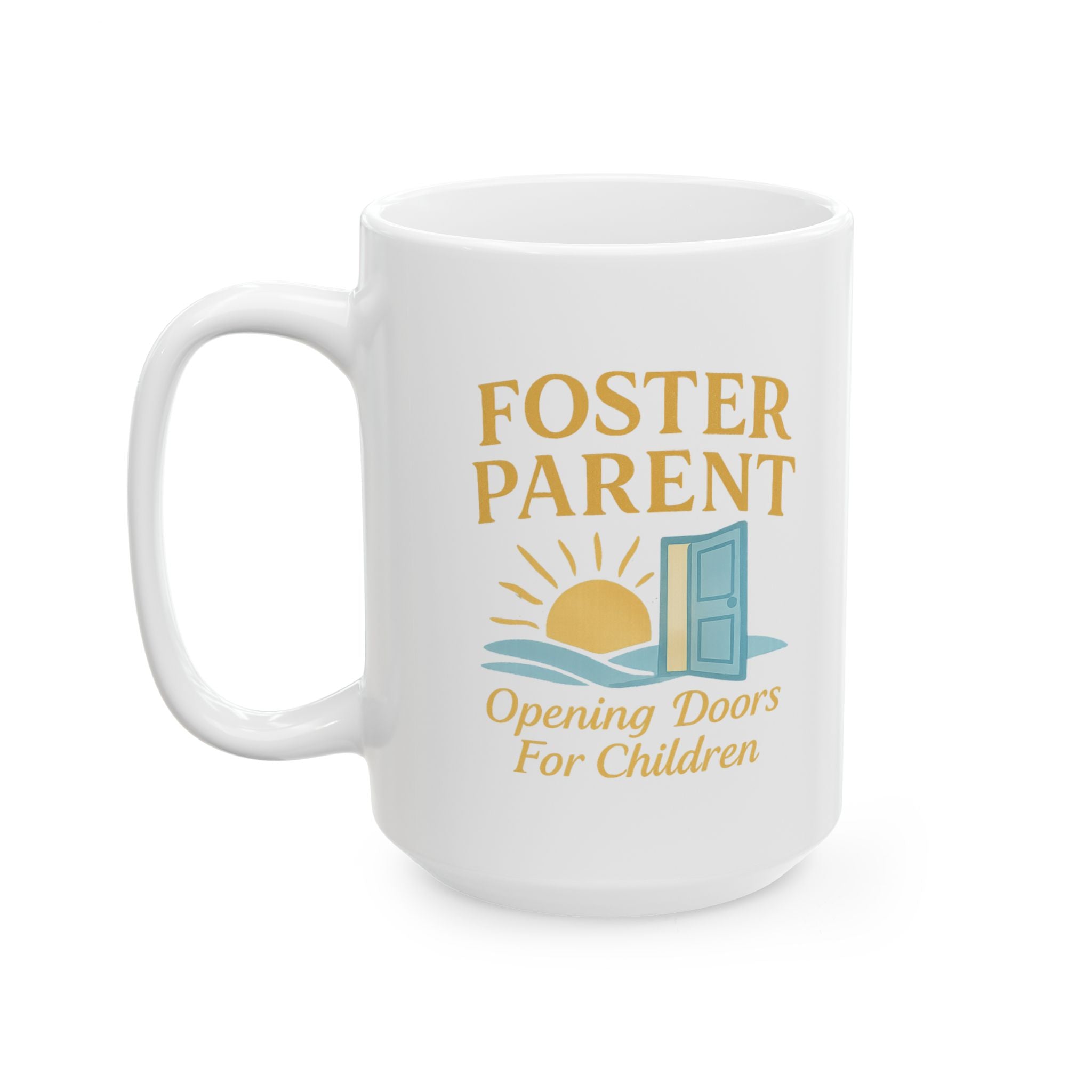 Foster Parent Opening Doors For Children Ceramic Mug