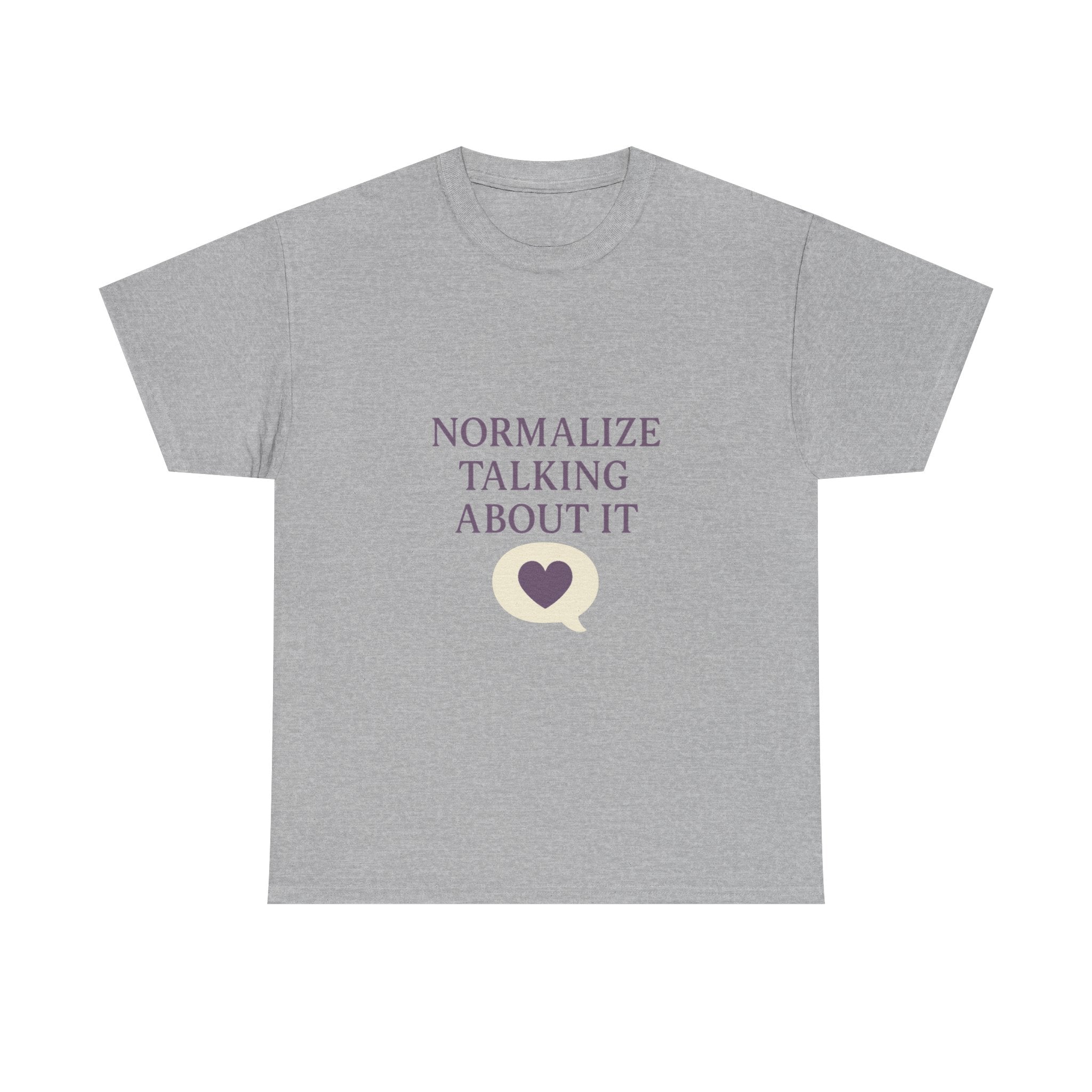 Mental Health Advocate Normalize Talking About It T-Shirt | Cat Lover Gift | Graphic Tee