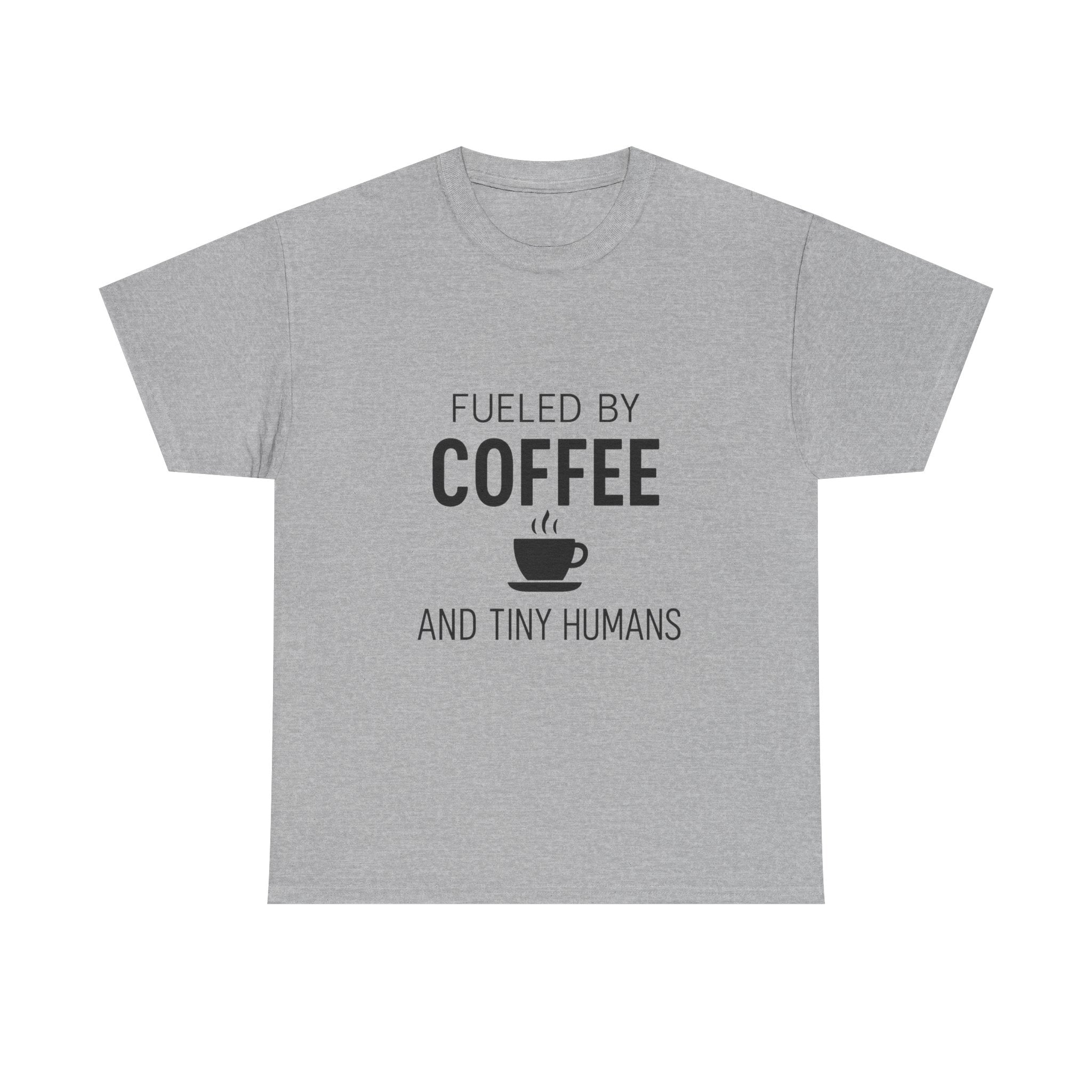 Fueled by Coffee Tiny Humans Teacher T-Shirt | Teacher Gift | Graphic Tee