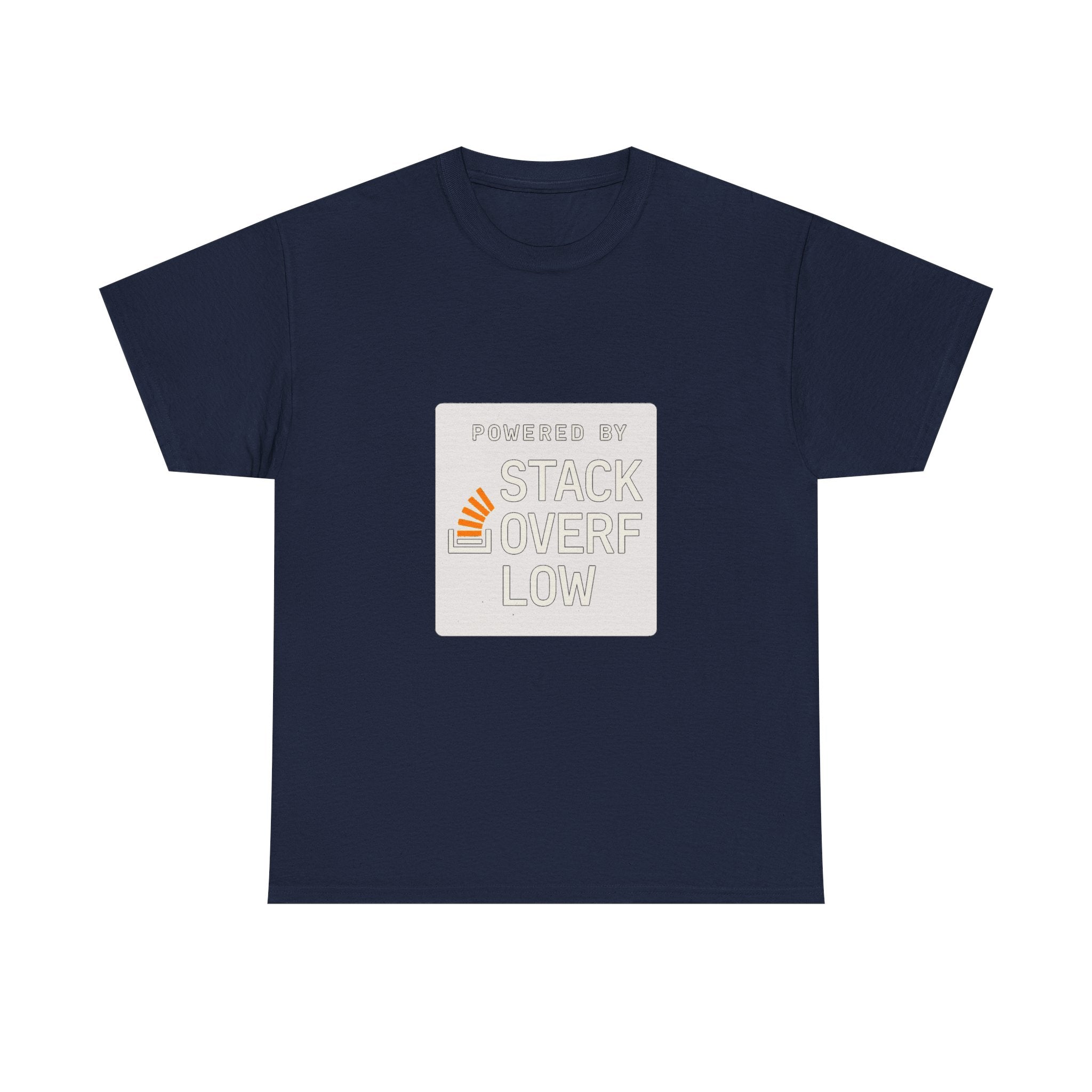 Software Engineer Powered By Stack Overflow T-Shirt | Unique Gift | Graphic Tee