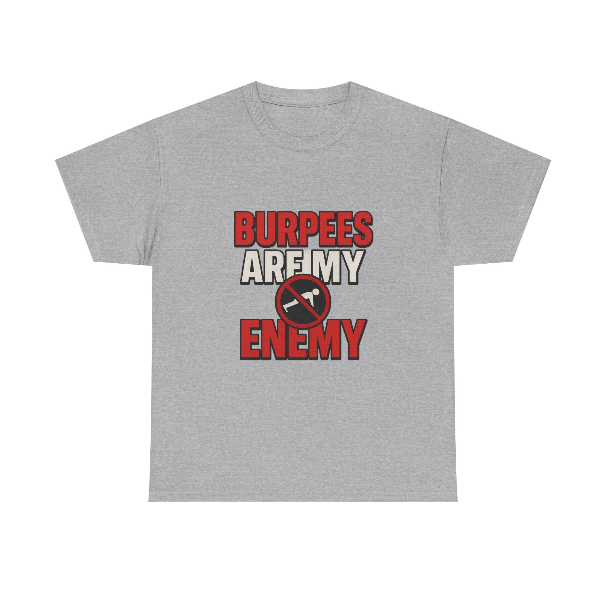 Bootcamp Veteran Burpees Are My Enemy T-Shirt | Veteran Gift | Graphic Tee