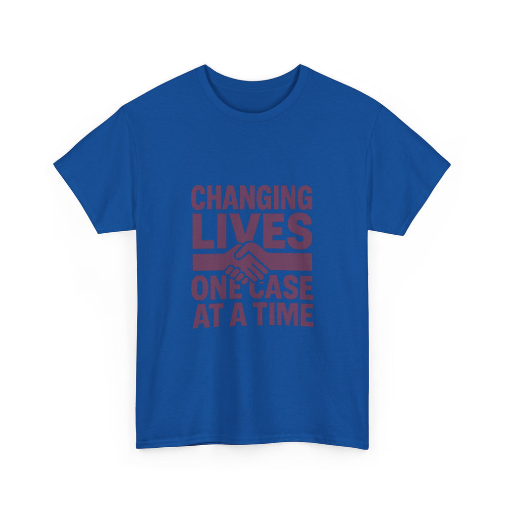 Social Worker Changing Lives One Case At A Time T-Shirt | Unique Gift | Graphic Tee
