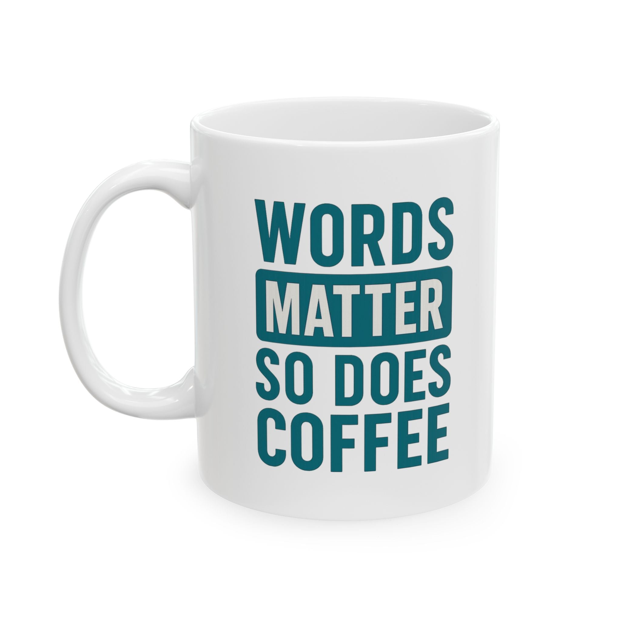 Speech Therapist Words Matter So Does Coffee Coffee Mug | Coffee Lover Gift | Ceramic Mug