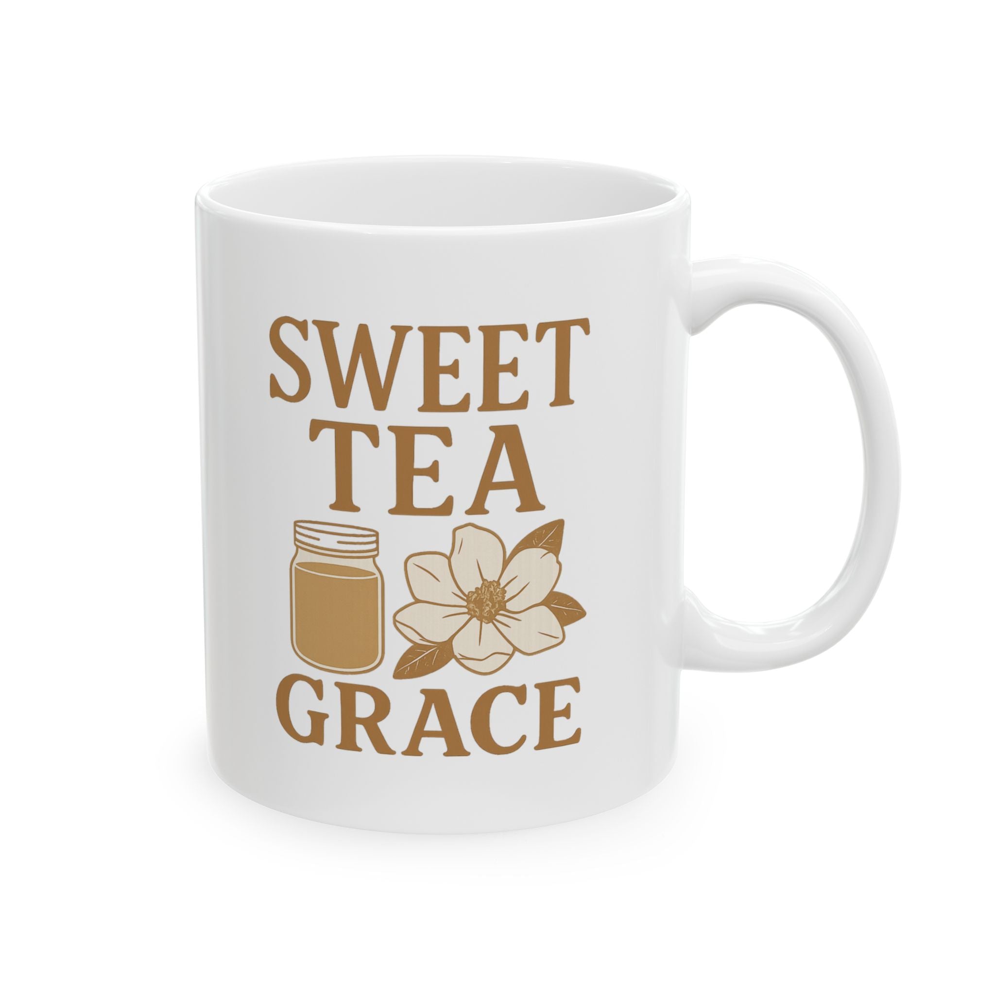 Southern Grandma Sweet Tea And Grace Coffee Mug | Gift for Grandma | Ceramic Mug