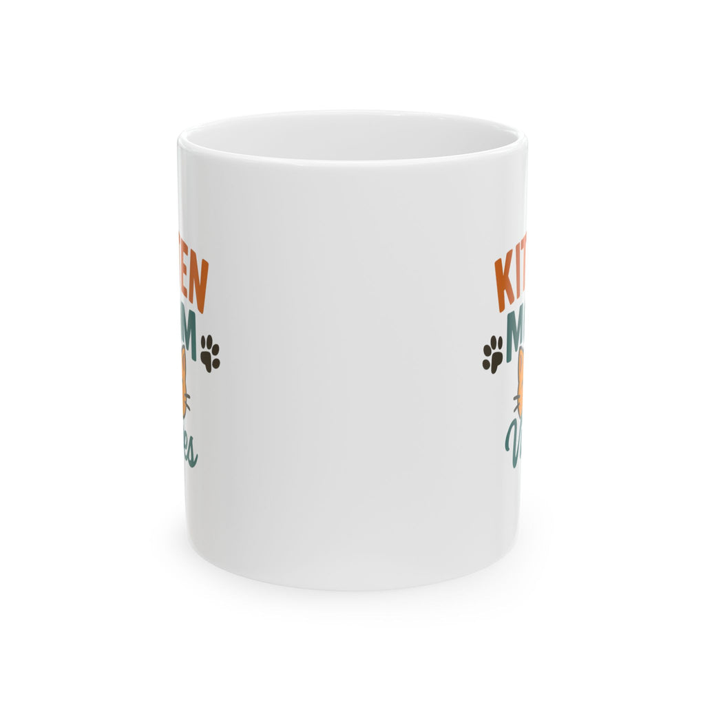 Life Goal Surrounded By Kittens Coffee Mug | Cat Lover Humor | Ceramic Mug