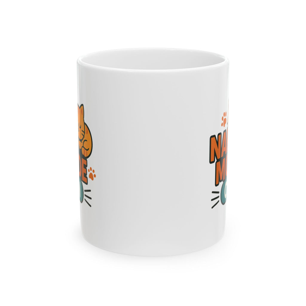 Nap Queen Cat Life Goals Coffee Mug | Cat Napper Gift | Ceramic Mug