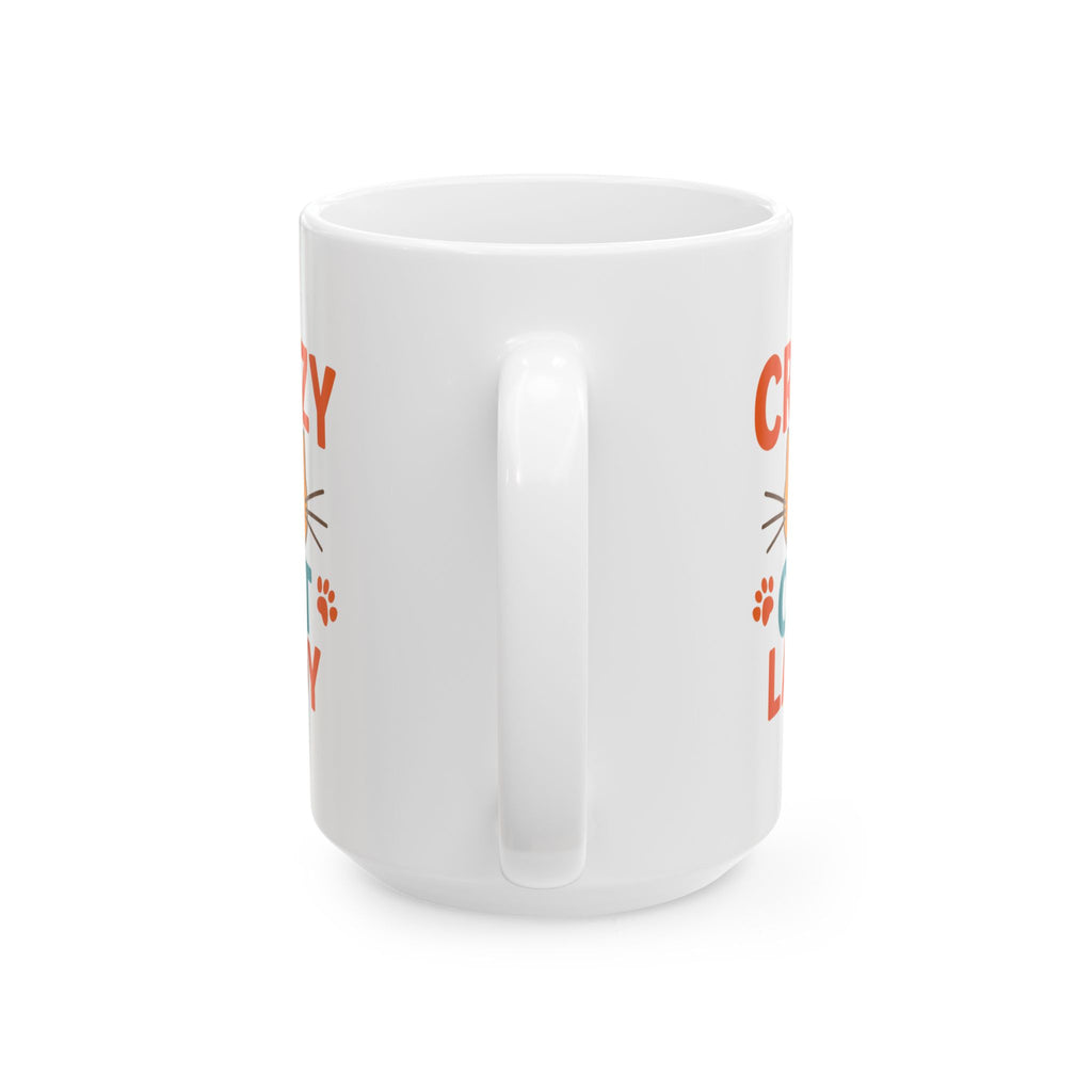 Official Crazy Cat Lady Card Carrying Member Coffee Mug | Cat Humor | Ceramic Mug