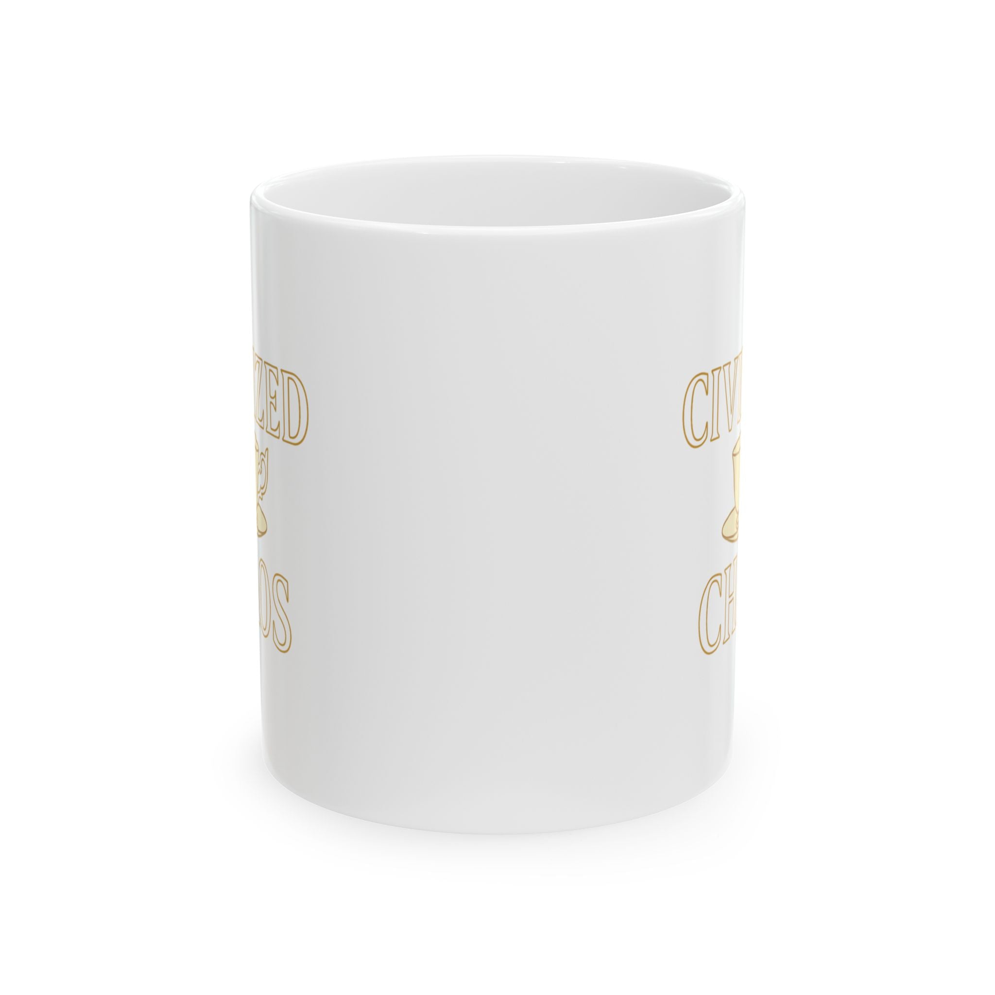 Tea Drinker Civilized Chaos Coffee Mug | Unique Gift | Ceramic Mug