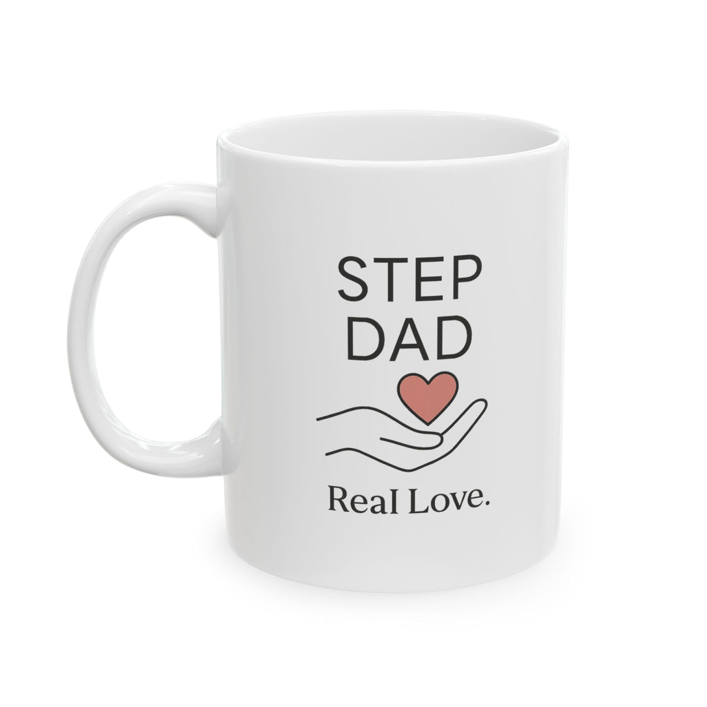 Proud Stepdad No Bio Required Coffee Mug | Funny Stepdad Gift | Ceramic Mug