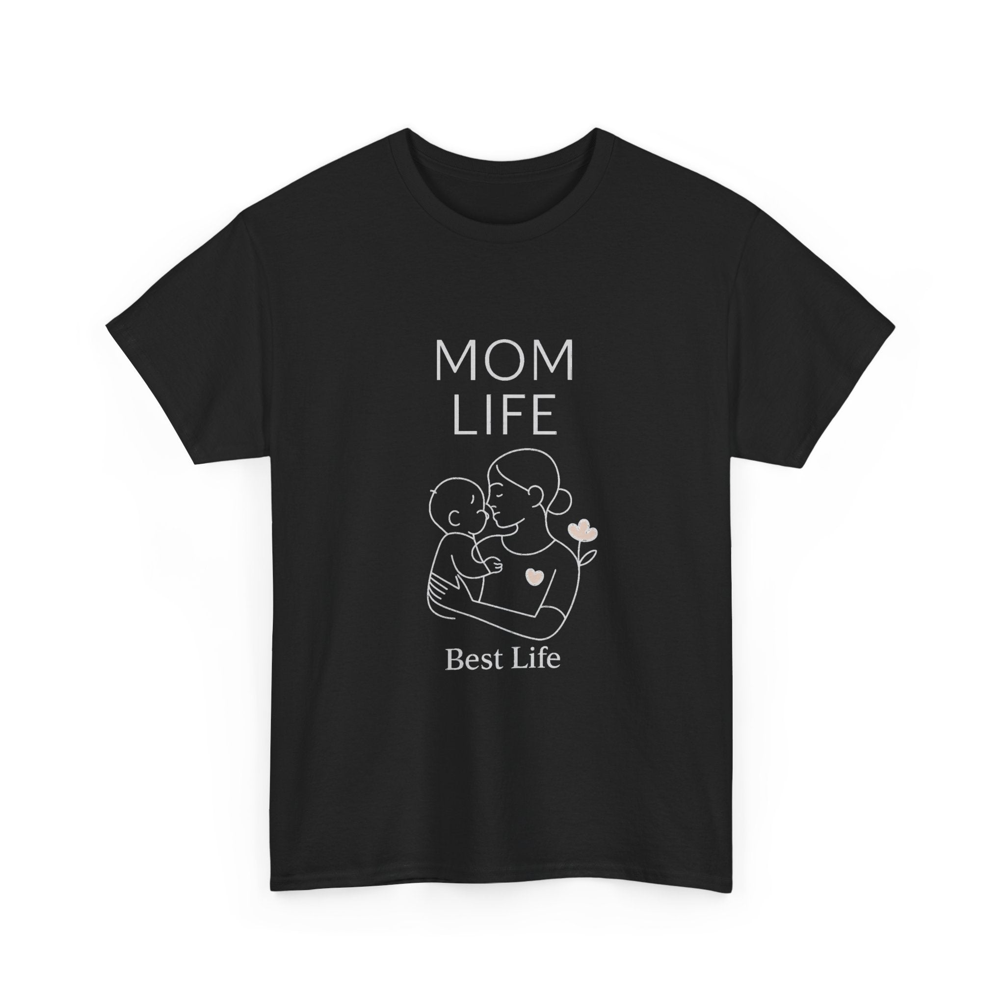 Mom Life Best Life Period T-Shirt | Mom Humor Gift | Graphic Tee