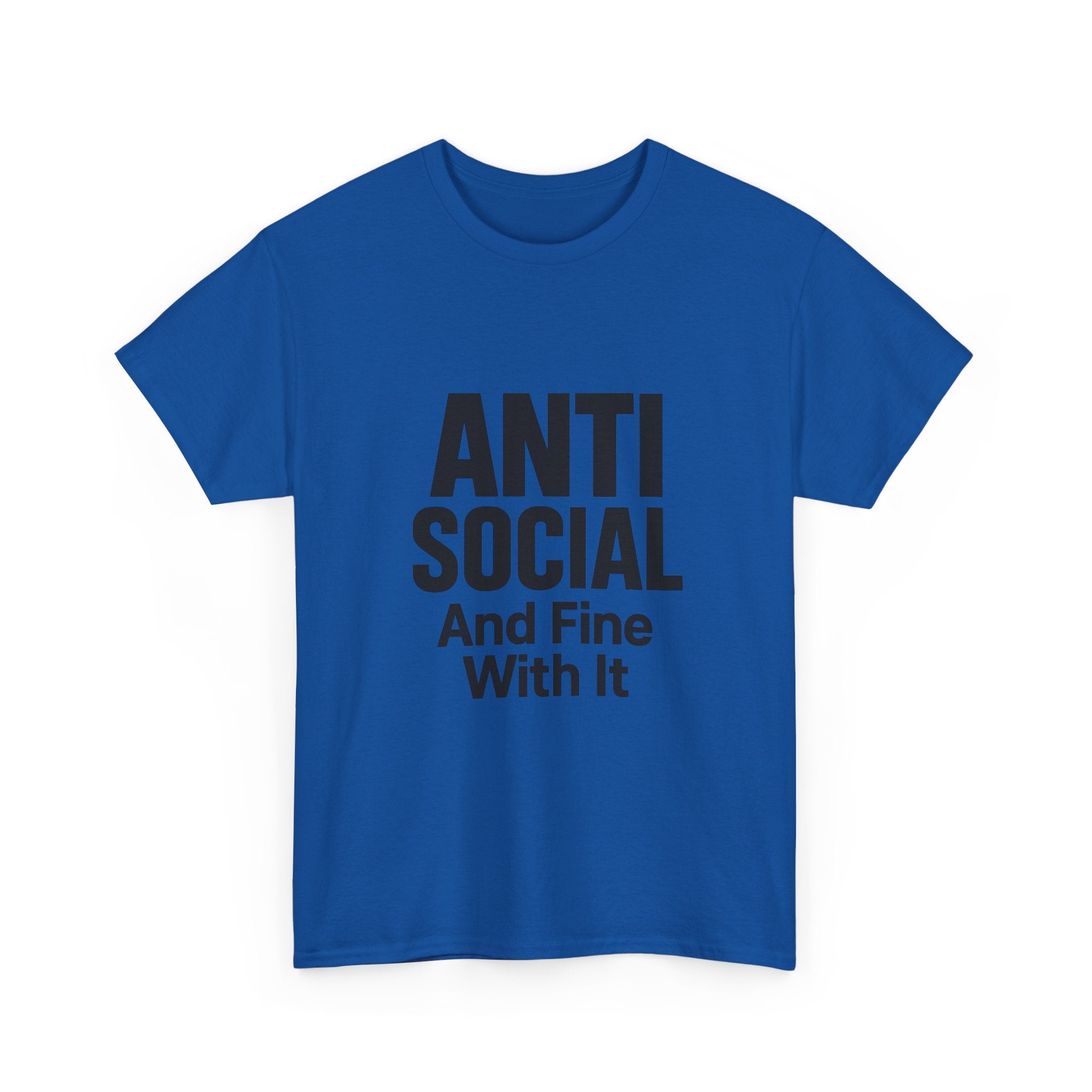Professionally Anti Social T-Shirt | Introvert Humor Gift | Graphic Tee