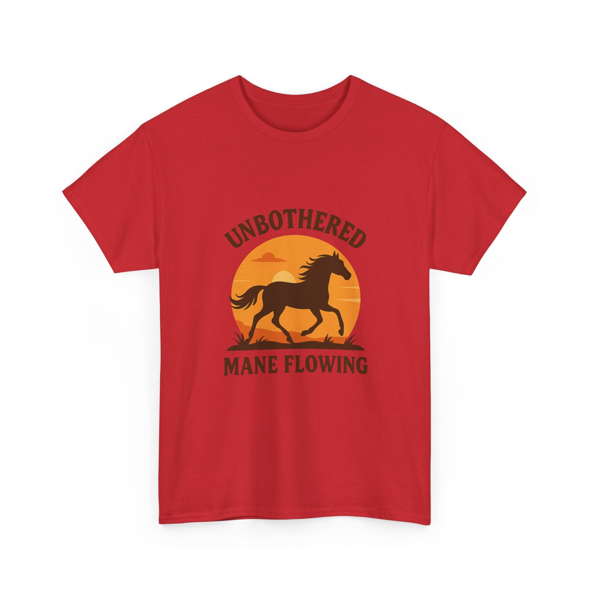 Horse Girl Unbothered Mane Flowing T-Shirt