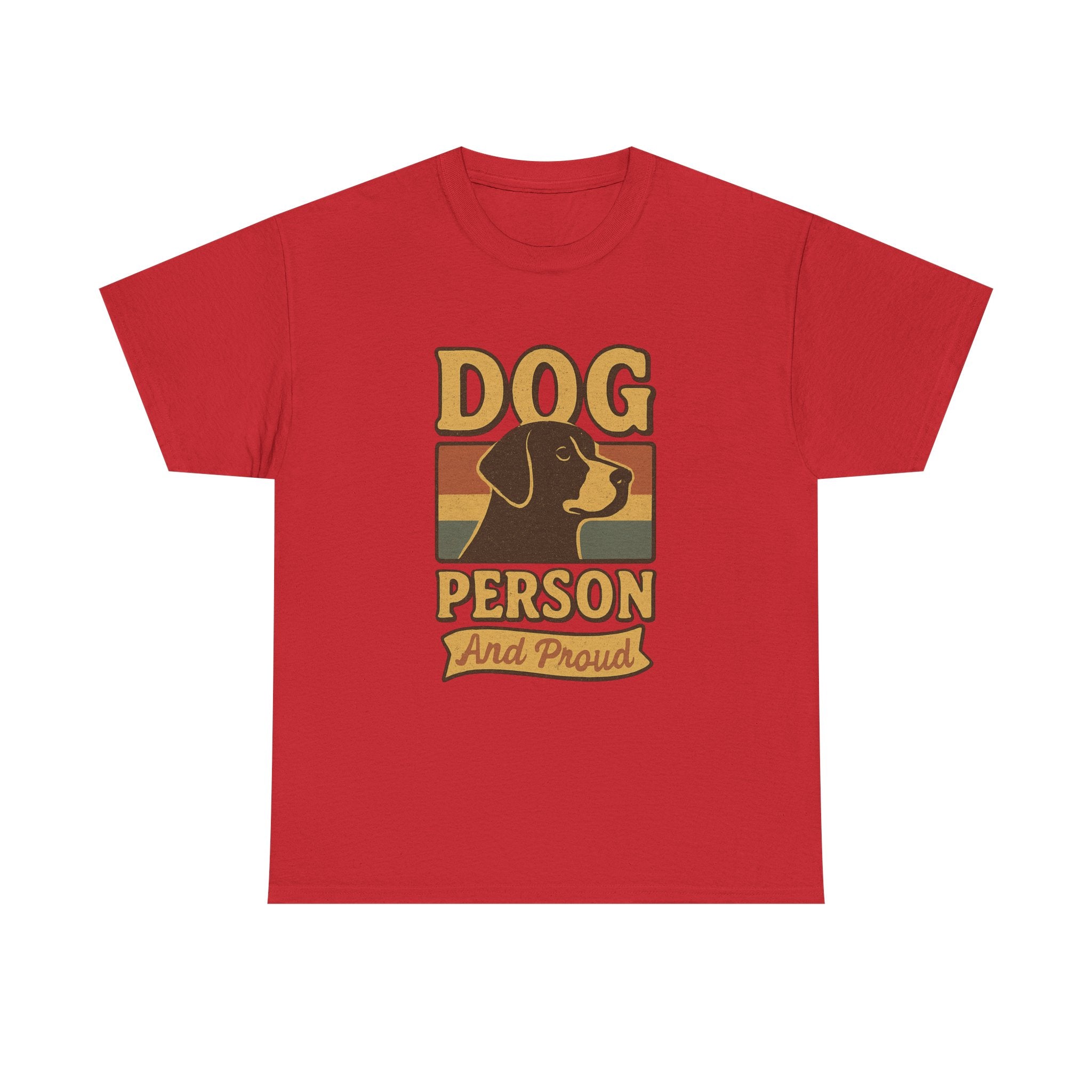 Dog Person Not A Cat Person T-Shirt | Funny Dog Lover Humor | Graphic Tee
