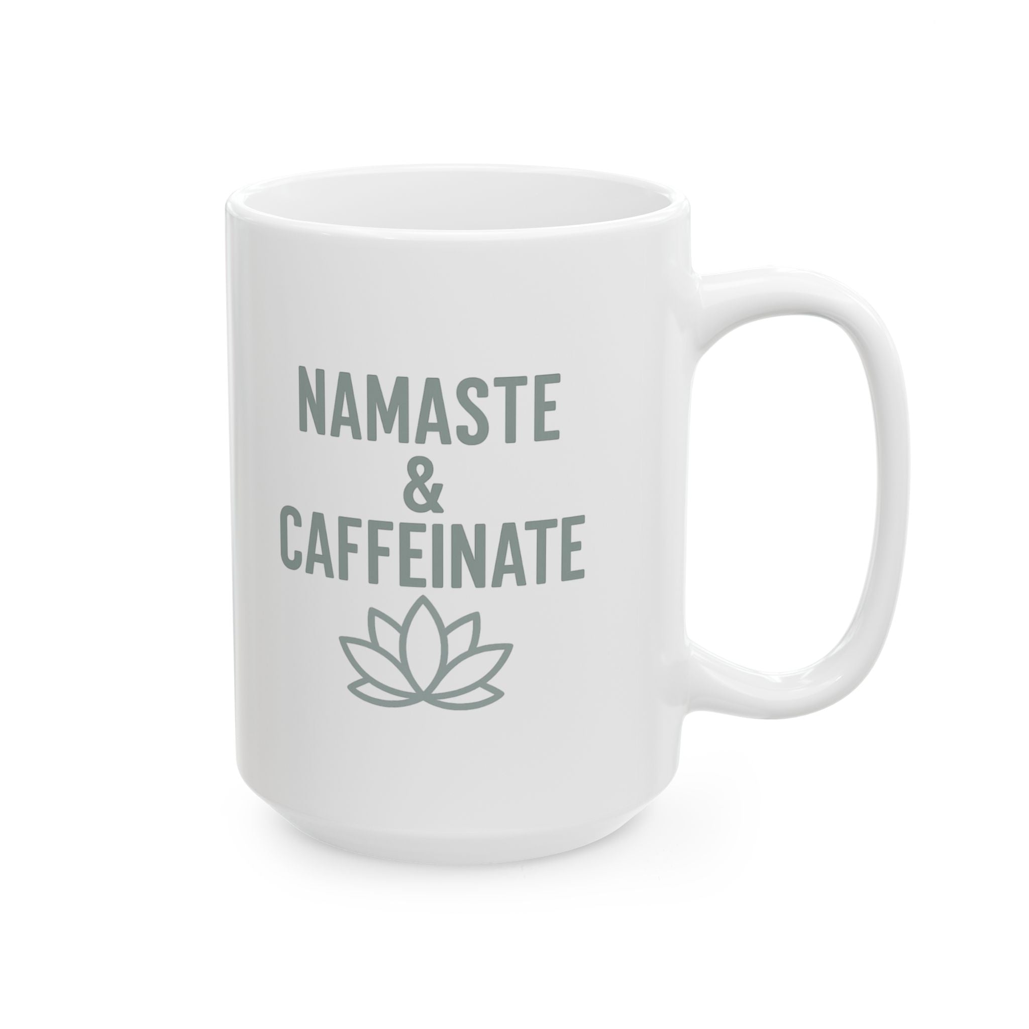 Yoga Instructor Namaste And Caffeinate Coffee Mug | Yoga Lover Gift | Ceramic Mug