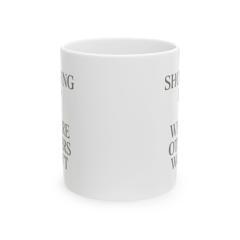 Prison Chaplain Showing Up Where Others Won't Coffee Mug | Unique Gift | Ceramic Mug