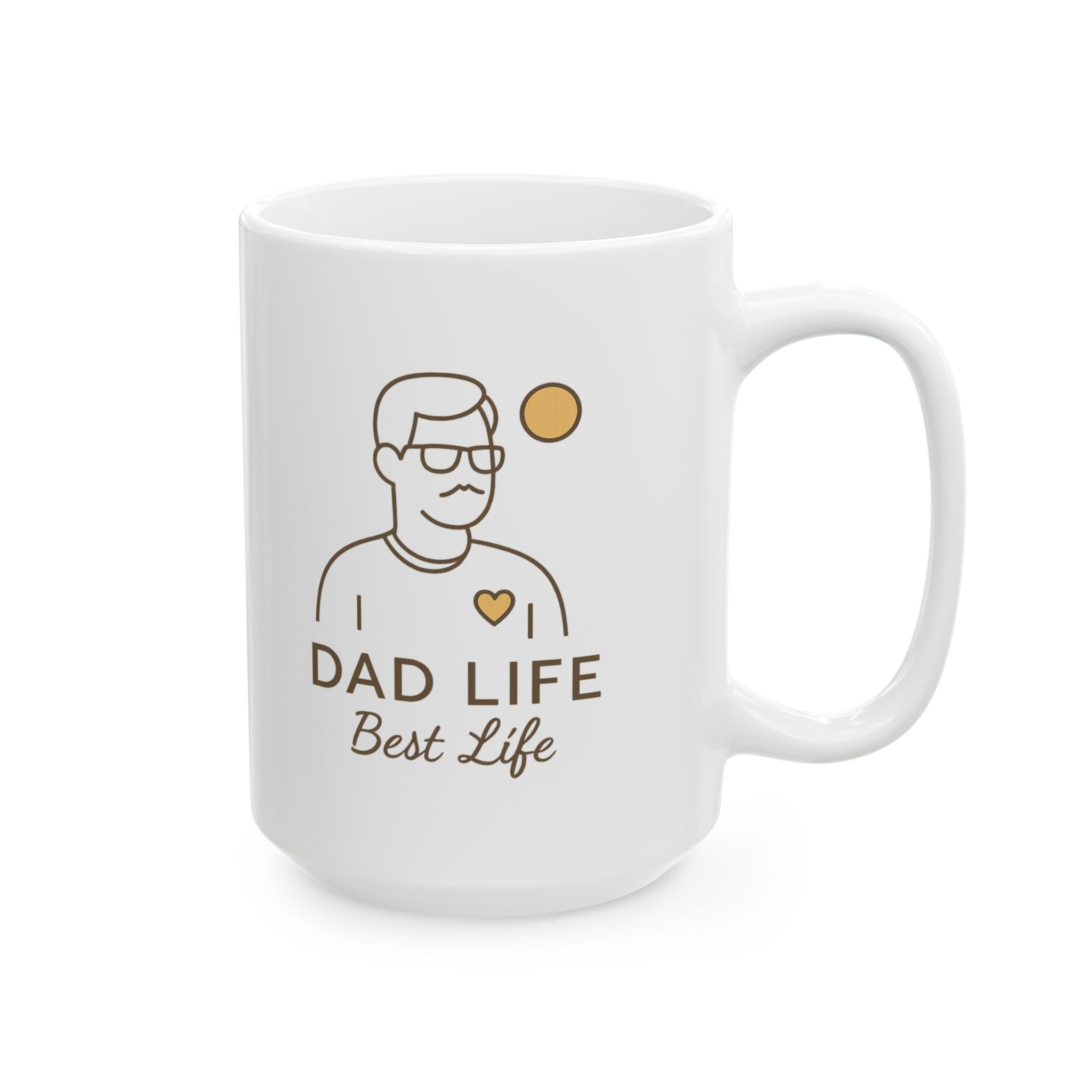 Dad Life Is My Best Life Coffee Mug | Dad Life Gift | Ceramic Mug