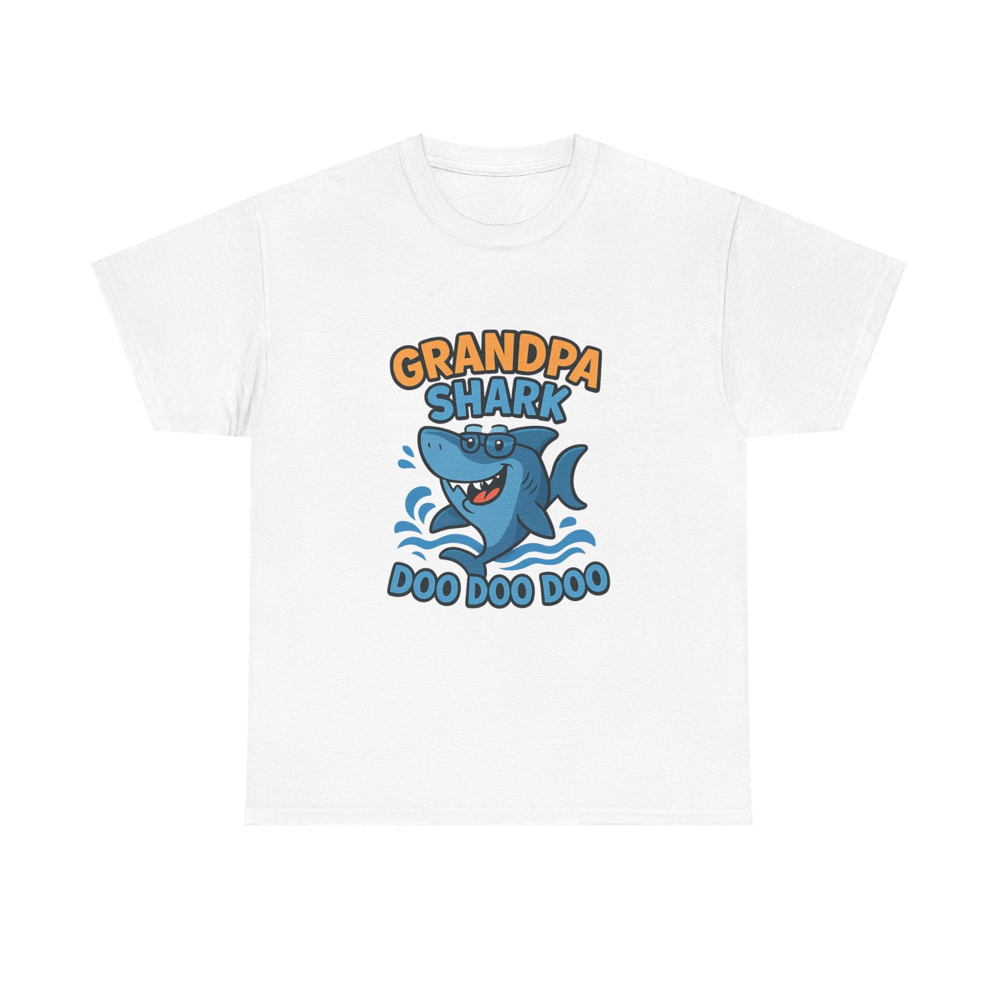 Grandpa Shark Doo Doo Family T-Shirt | Gift for Grandpa | Graphic Tee