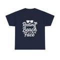 Resting Beach Face Vacation T-Shirt | Cat Lover Gift | Graphic Tee