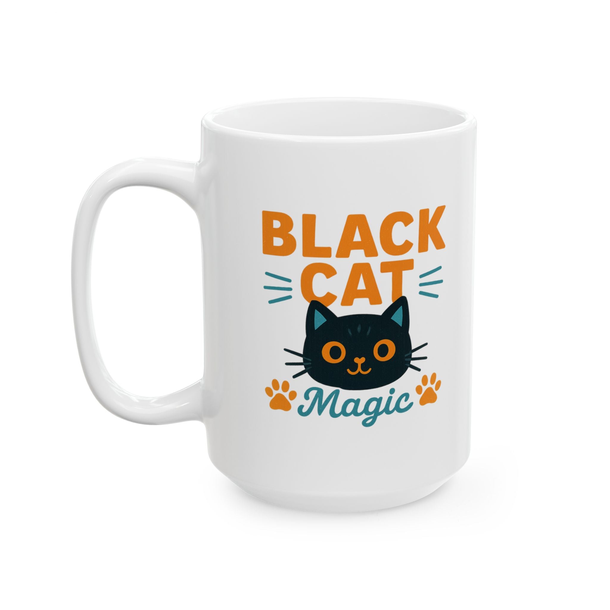 My Black Cat Owns My Soul Coffee Mug | Funny Cat Lover | Ceramic Mug