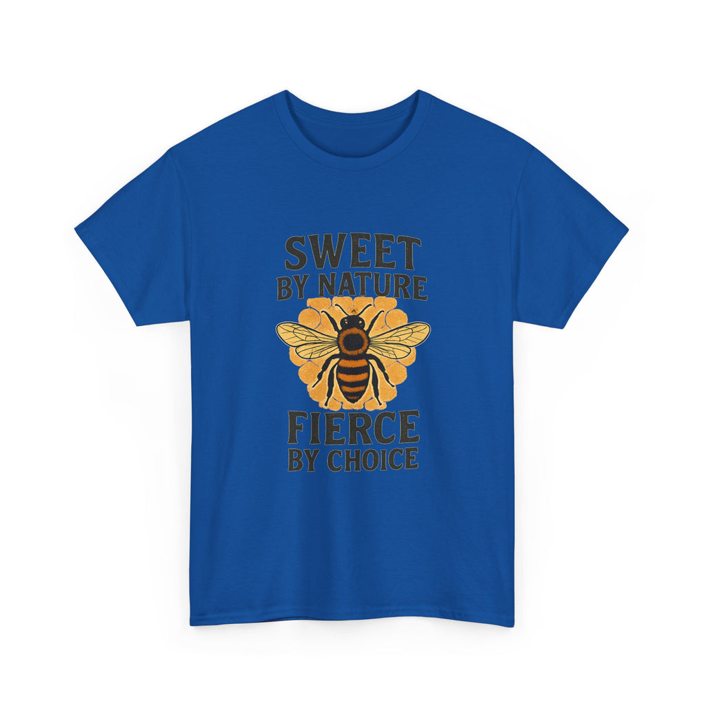 Beekeeper Sweet By Nature Fierce By Choice T-Shirt | Unique Gift | Graphic Tee