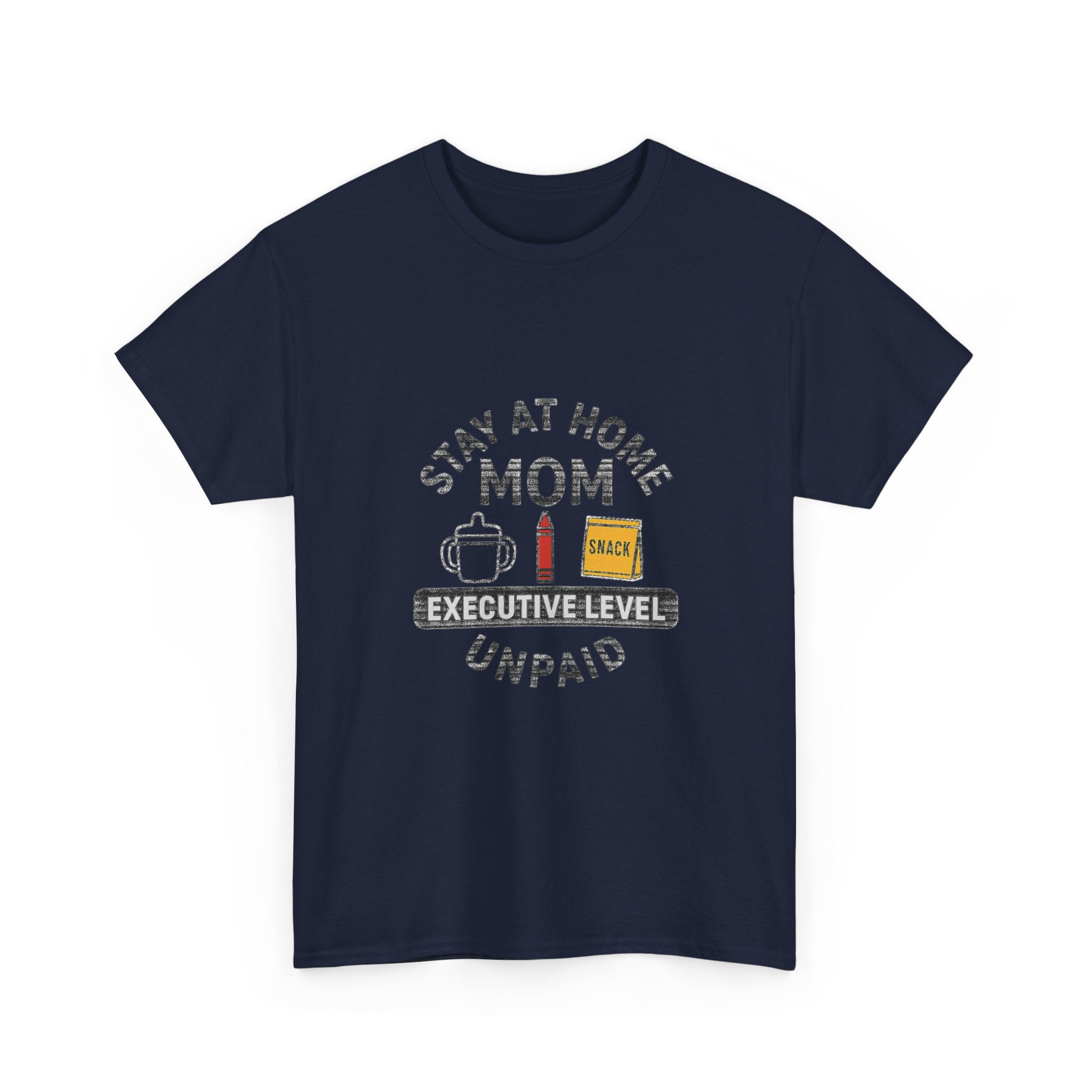 Stay At Home Mom Executive Level Unpaid T-Shirt | Gift for Mom | Graphic Tee
